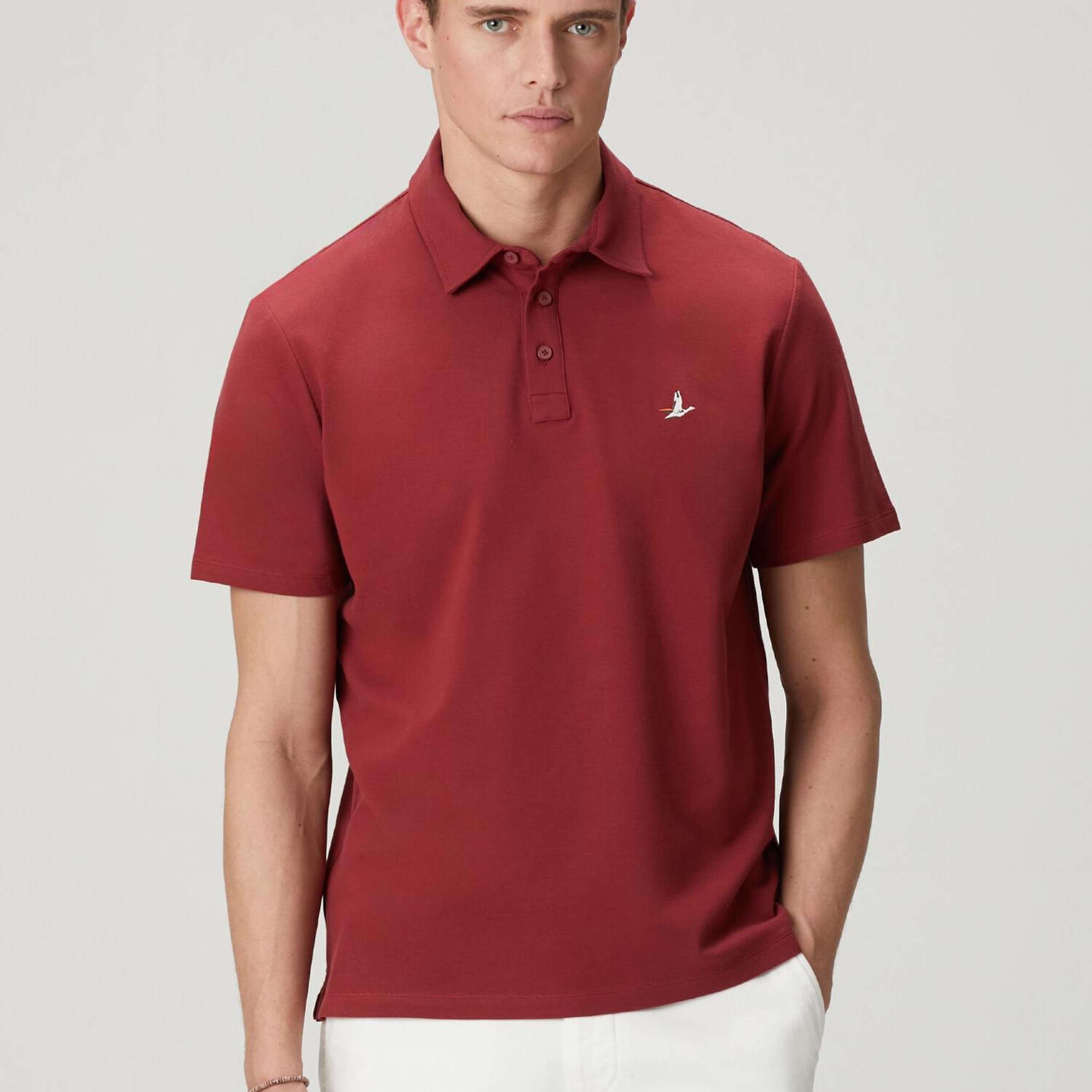 Beymen Club Erkek Comfort Fit Bordo Polo T-shirt