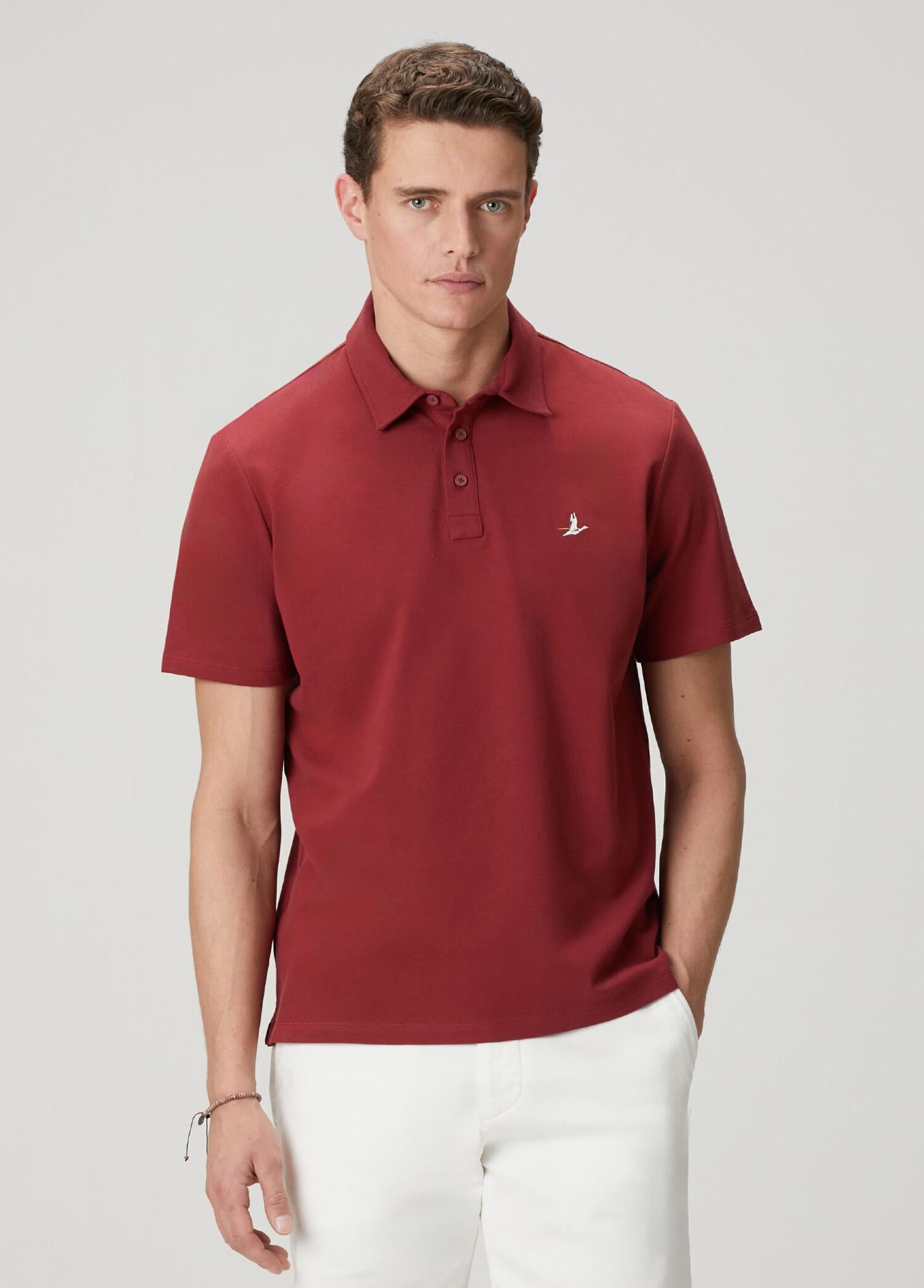 Beymen Club Erkek Comfort Fit Bordo Polo T-shirt