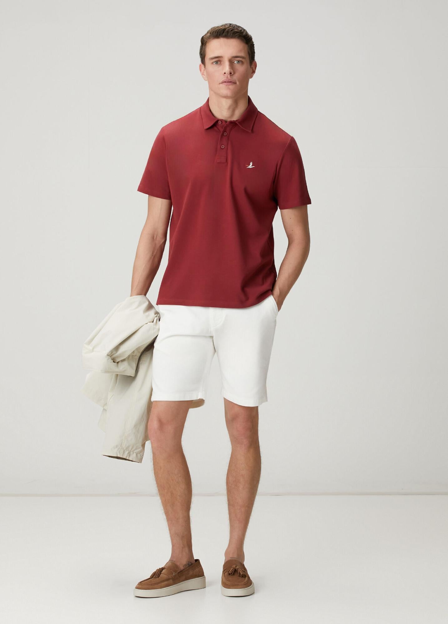 Beymen Club Erkek Comfort Fit Bordo Polo T-shirt