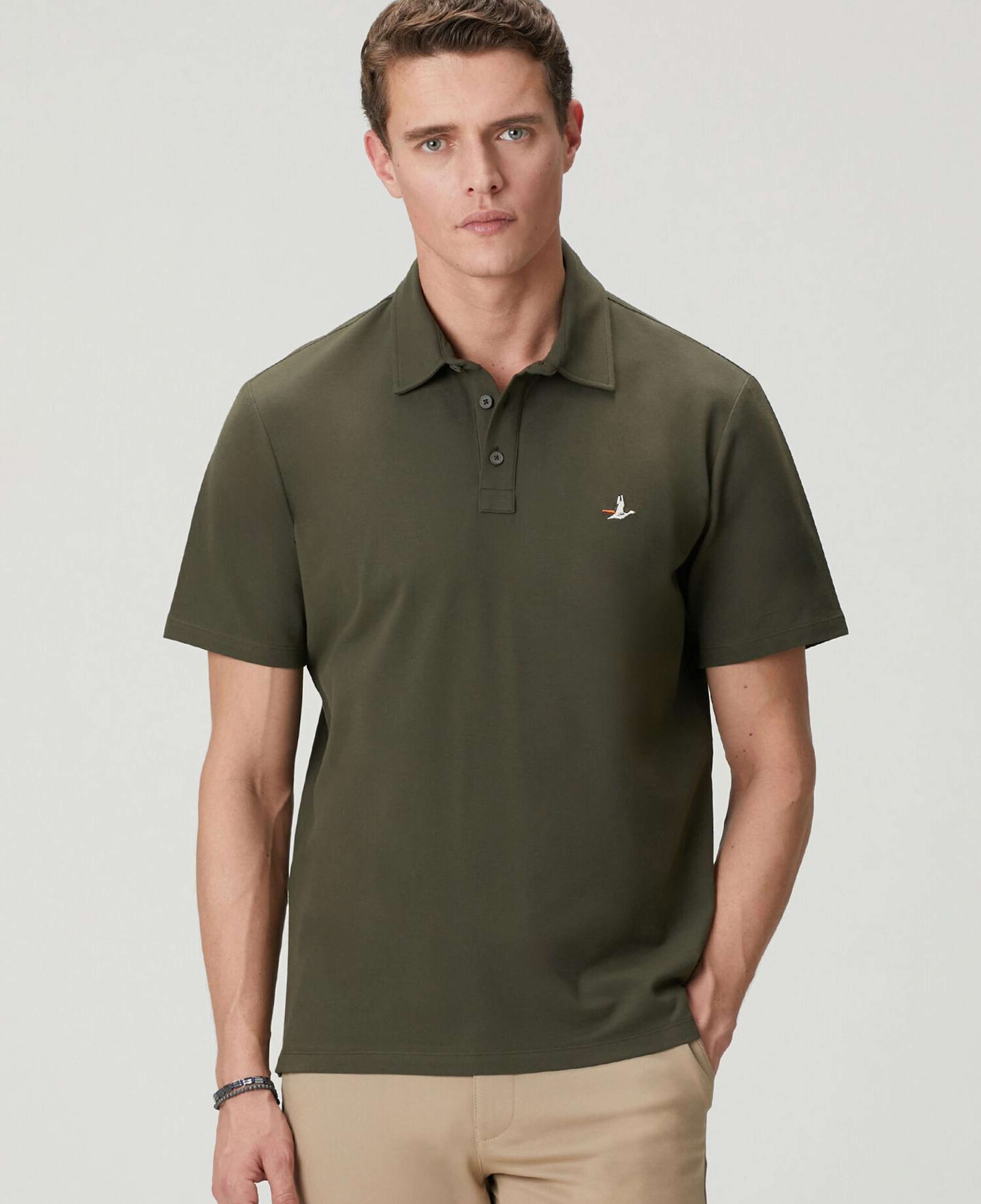 Beymen Club Erkek Comfort Fit Haki Polo T-shirt