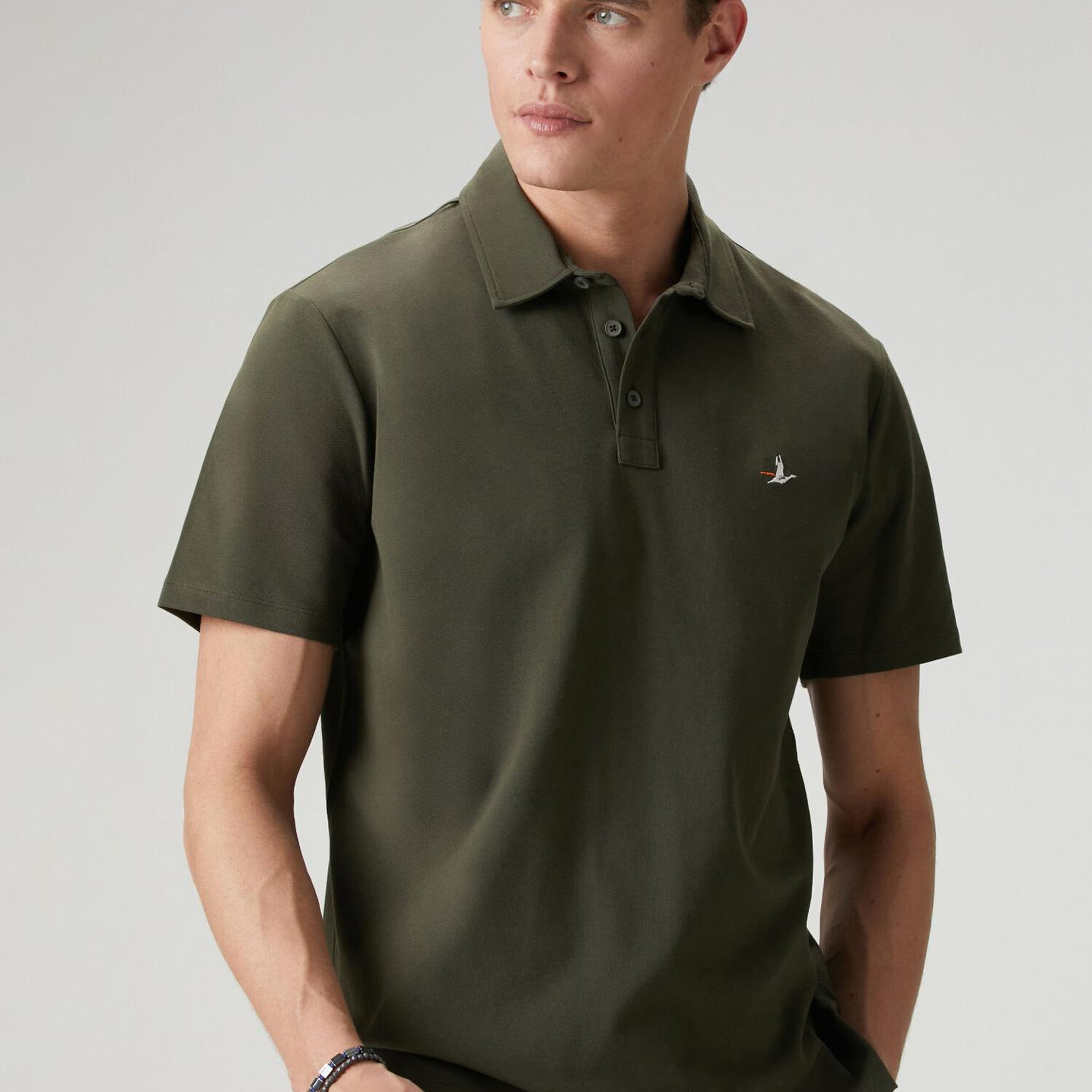Beymen Club Erkek Comfort Fit Haki Polo T-shirt