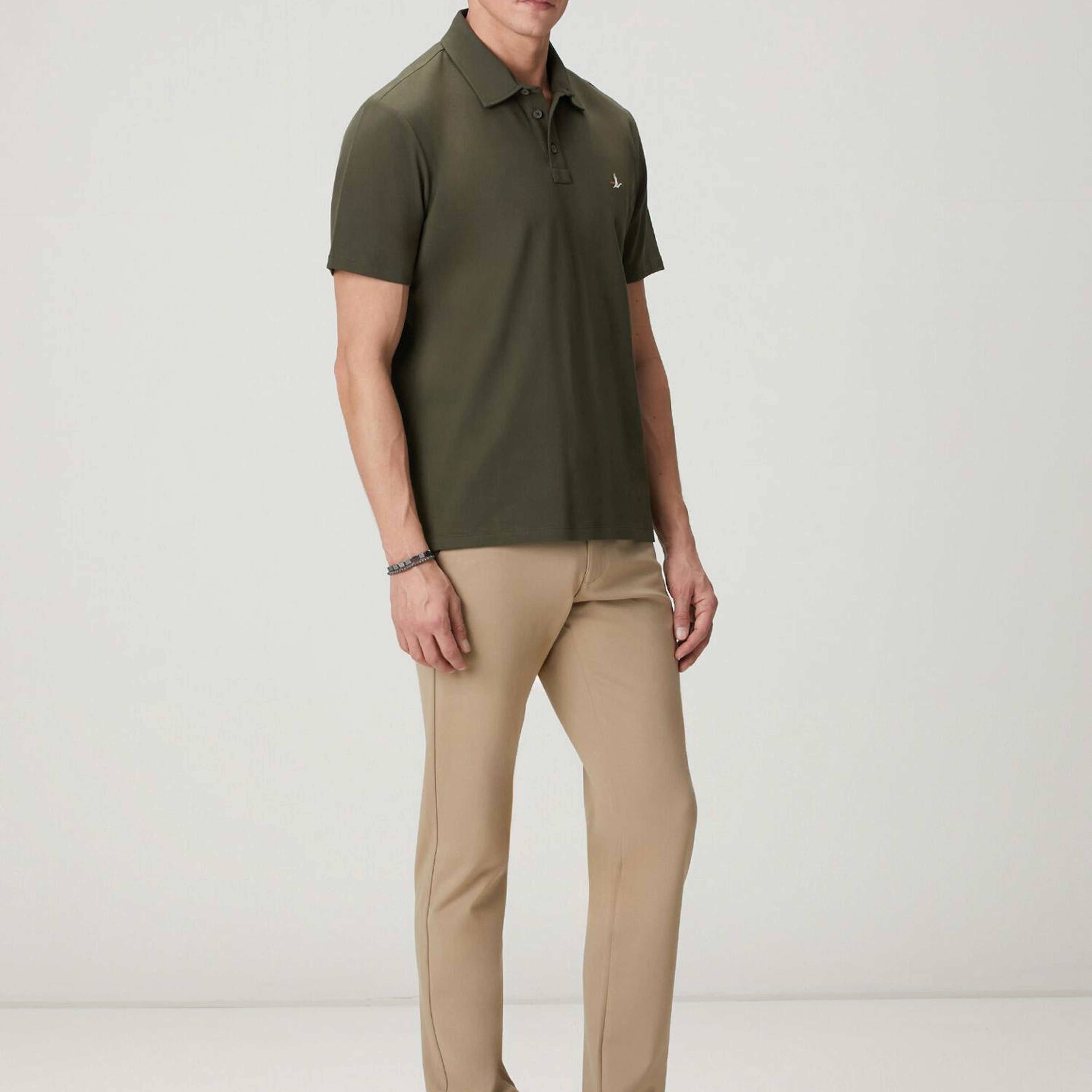 Beymen Club Erkek Comfort Fit Haki Polo T-shirt