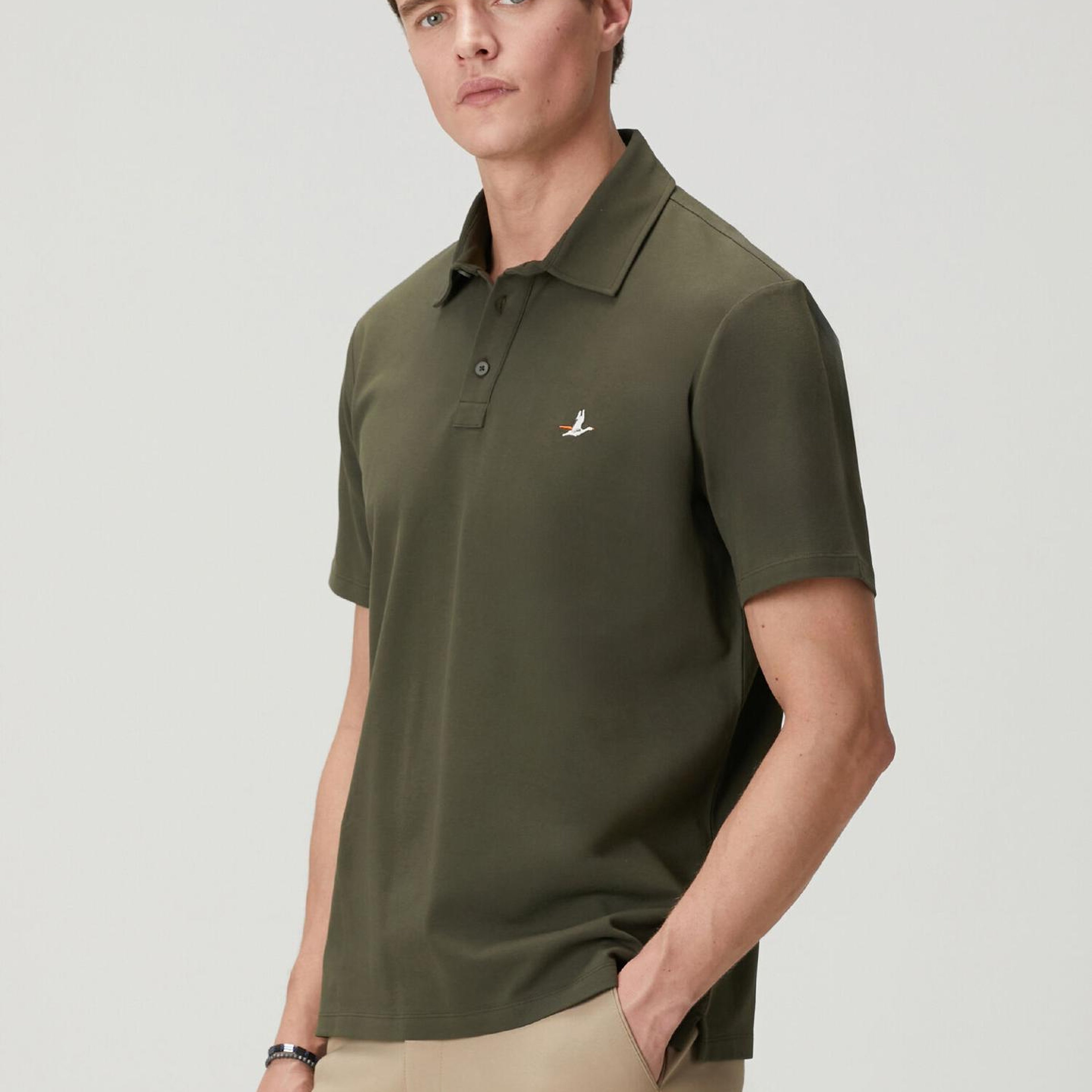 Beymen Club Erkek Comfort Fit Haki Polo T-shirt