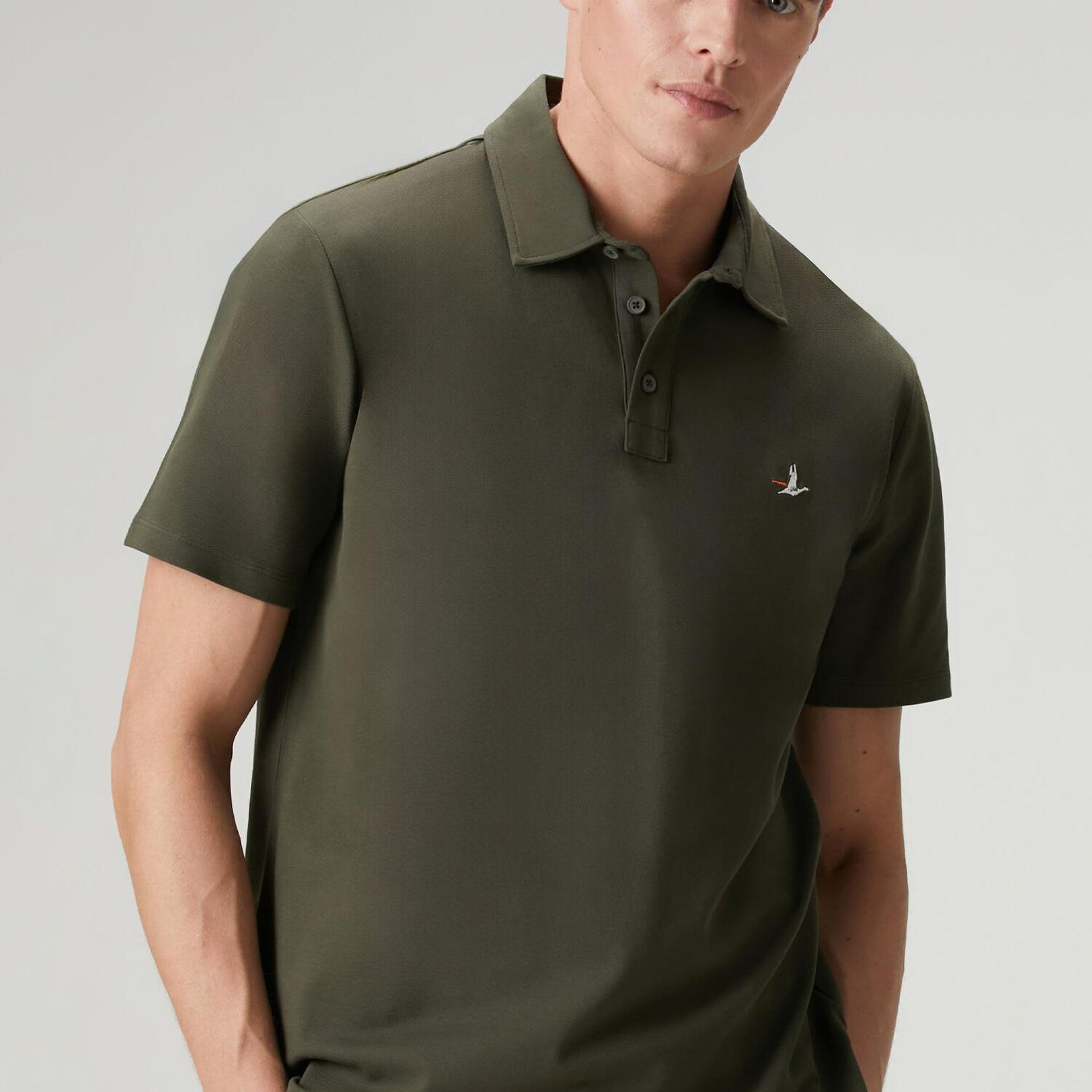 Beymen Club Erkek Comfort Fit Haki Polo T-shirt