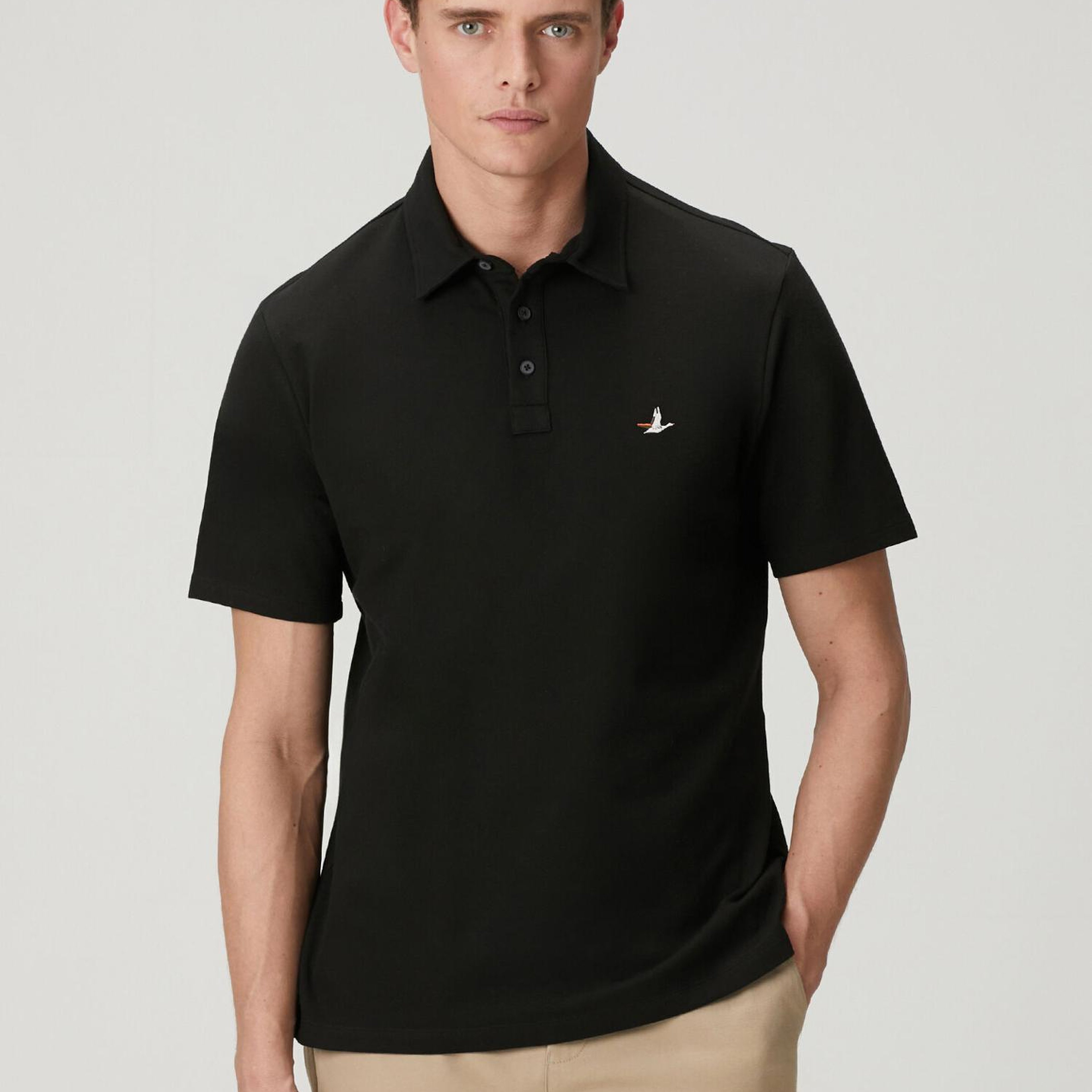 Beymen Club Erkek Comfort Fit Siyah Polo Yaka T-shirt