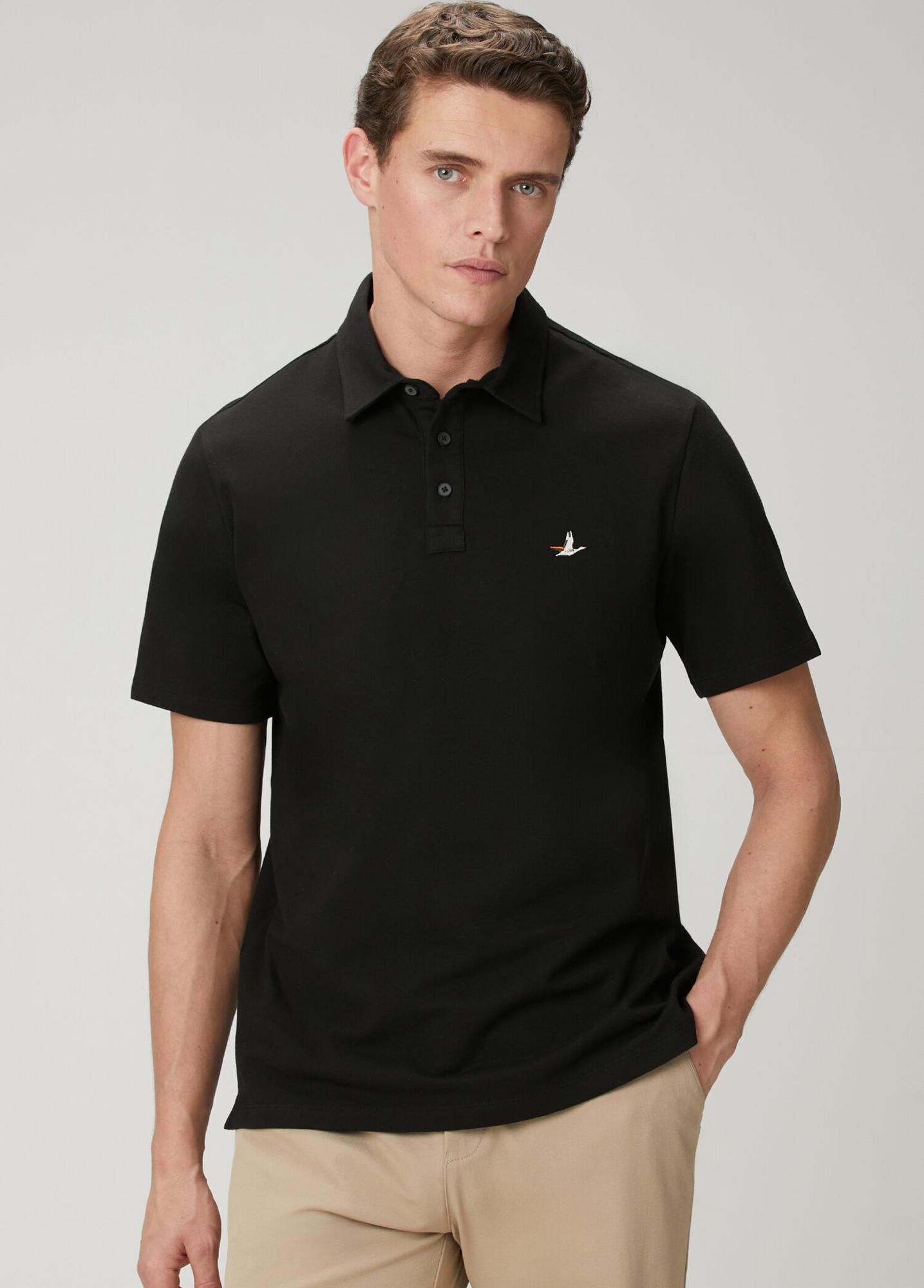 Beymen Club Erkek Comfort Fit Siyah Polo Yaka T-shirt