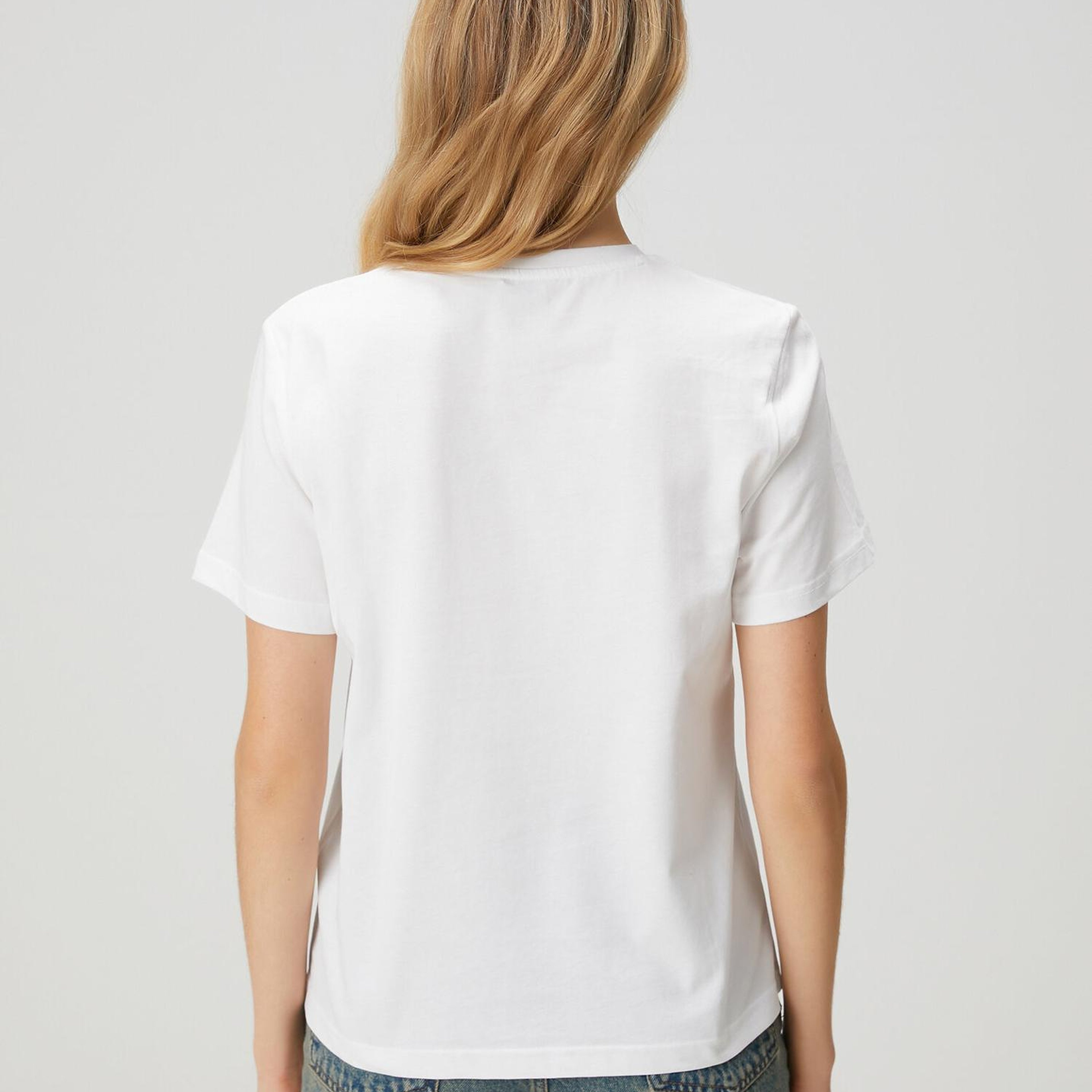 Beymen Club Kadın Agatha Beyaz Taş İşlemeli T-shirt