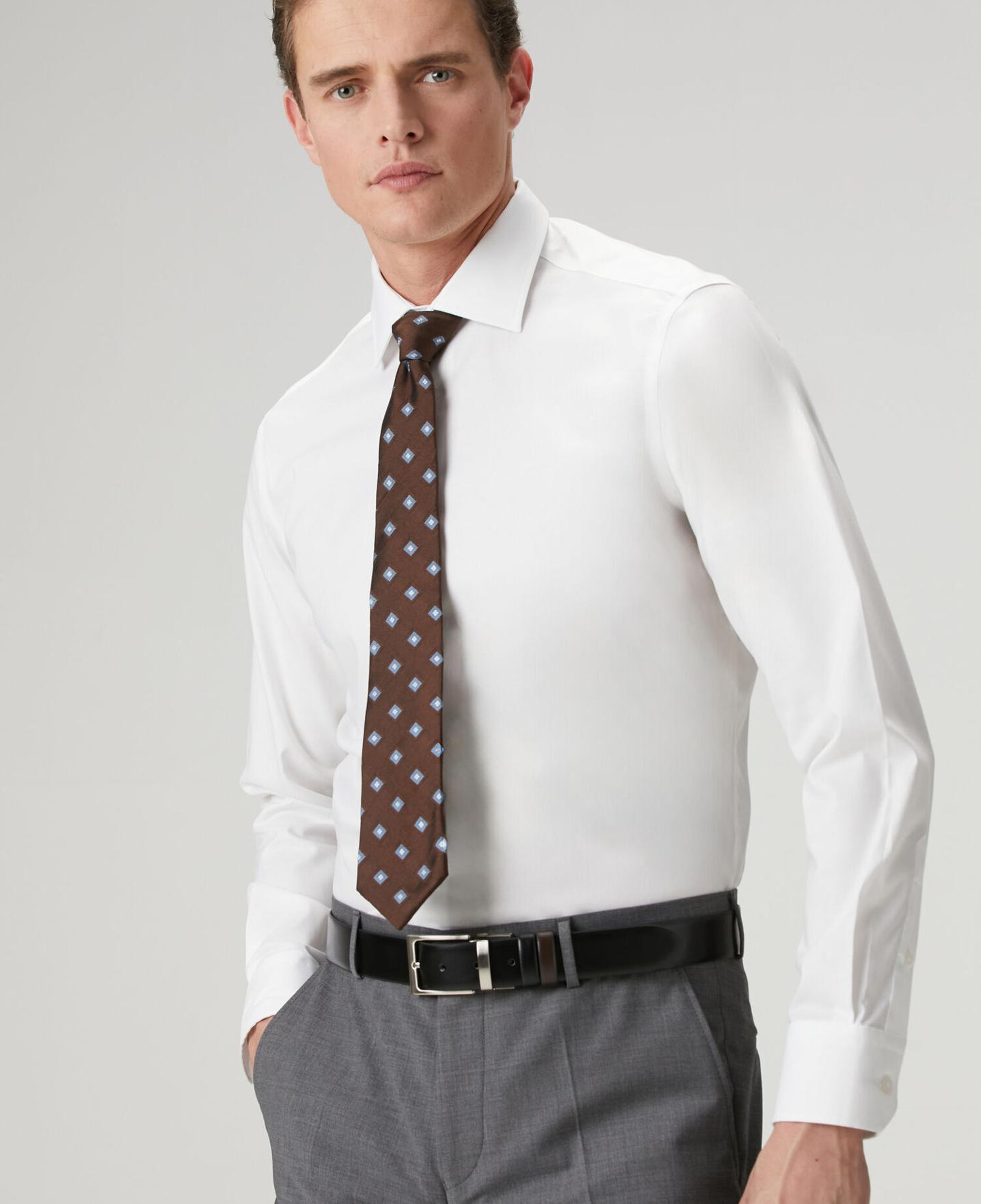Beymen Club Erkek Beyaz Twill Comfort Fit Non- Iron Gömlek