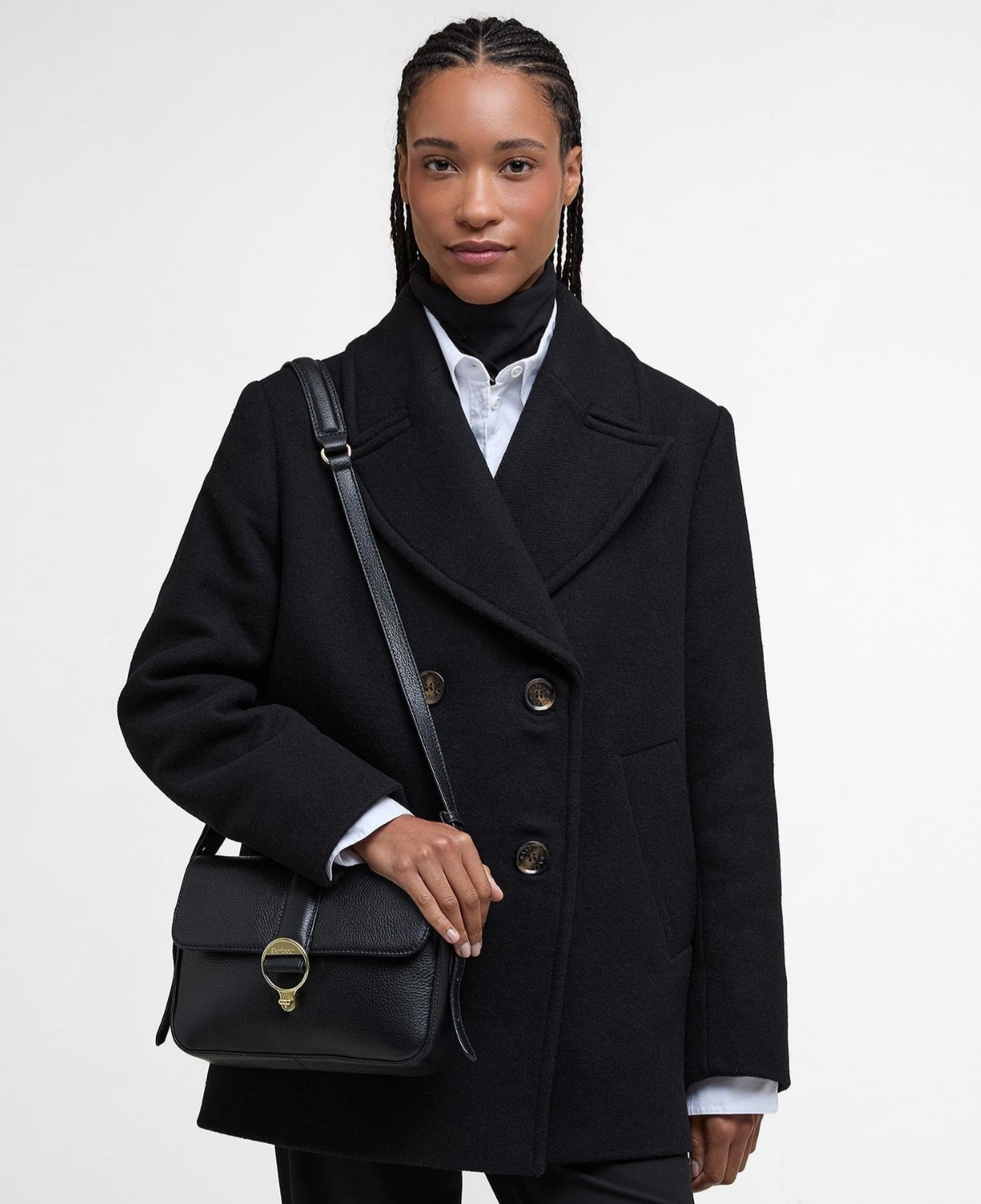 Barbour Rosa Deri Çapraz Çanta