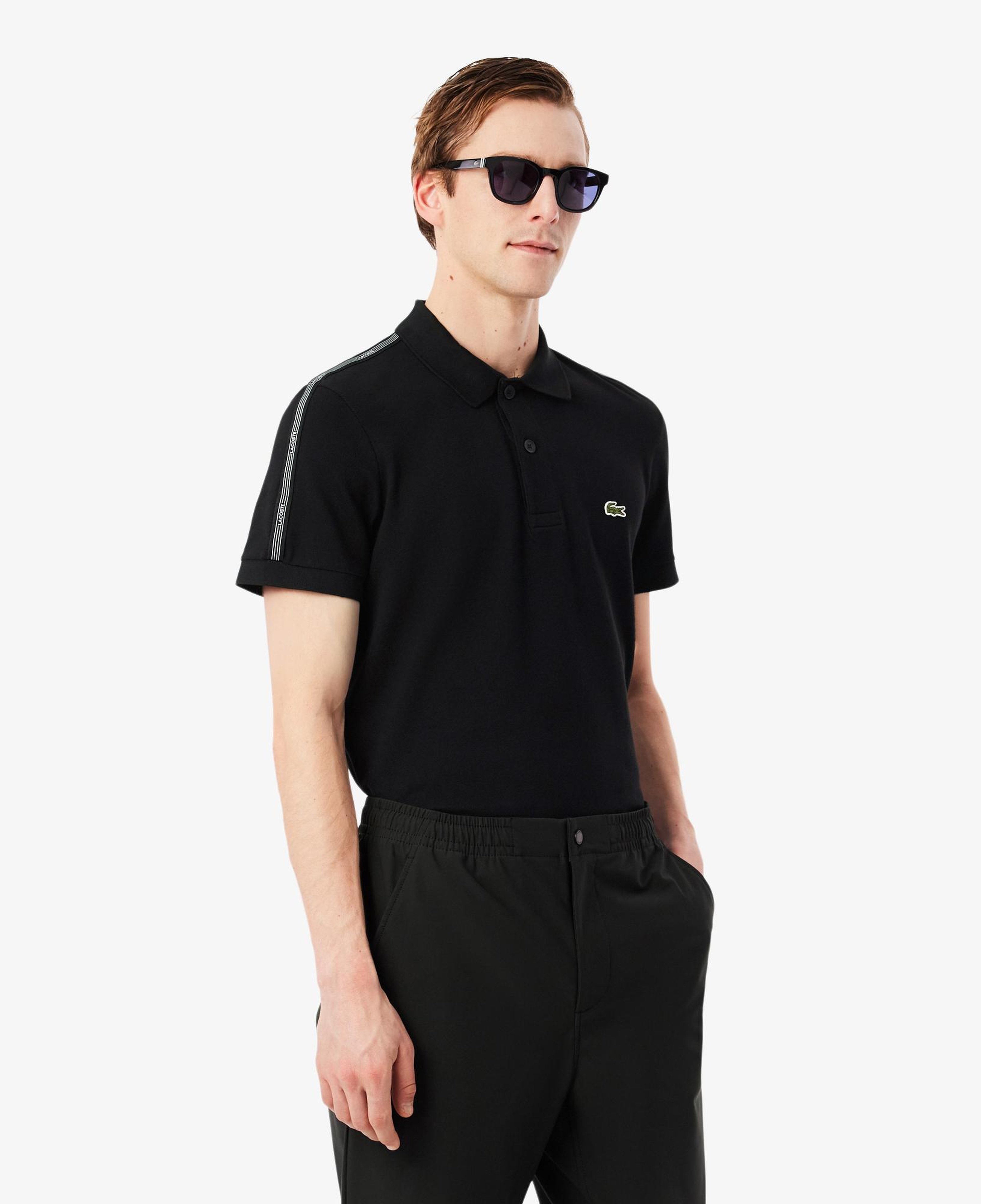 Erkek Regular Fit Siyah Polo