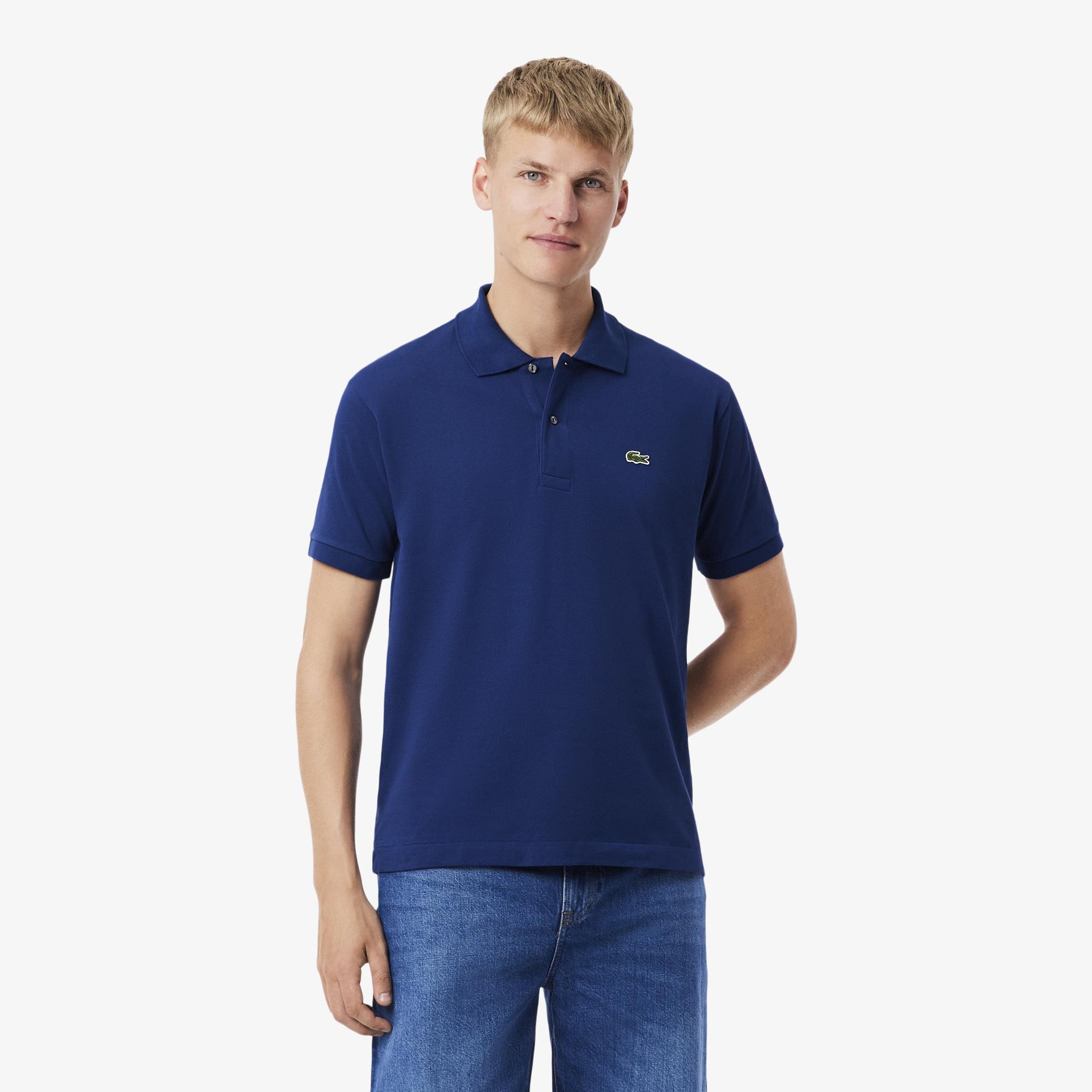 L.12.12 Erkek Classic Fit Lacivert Polo
