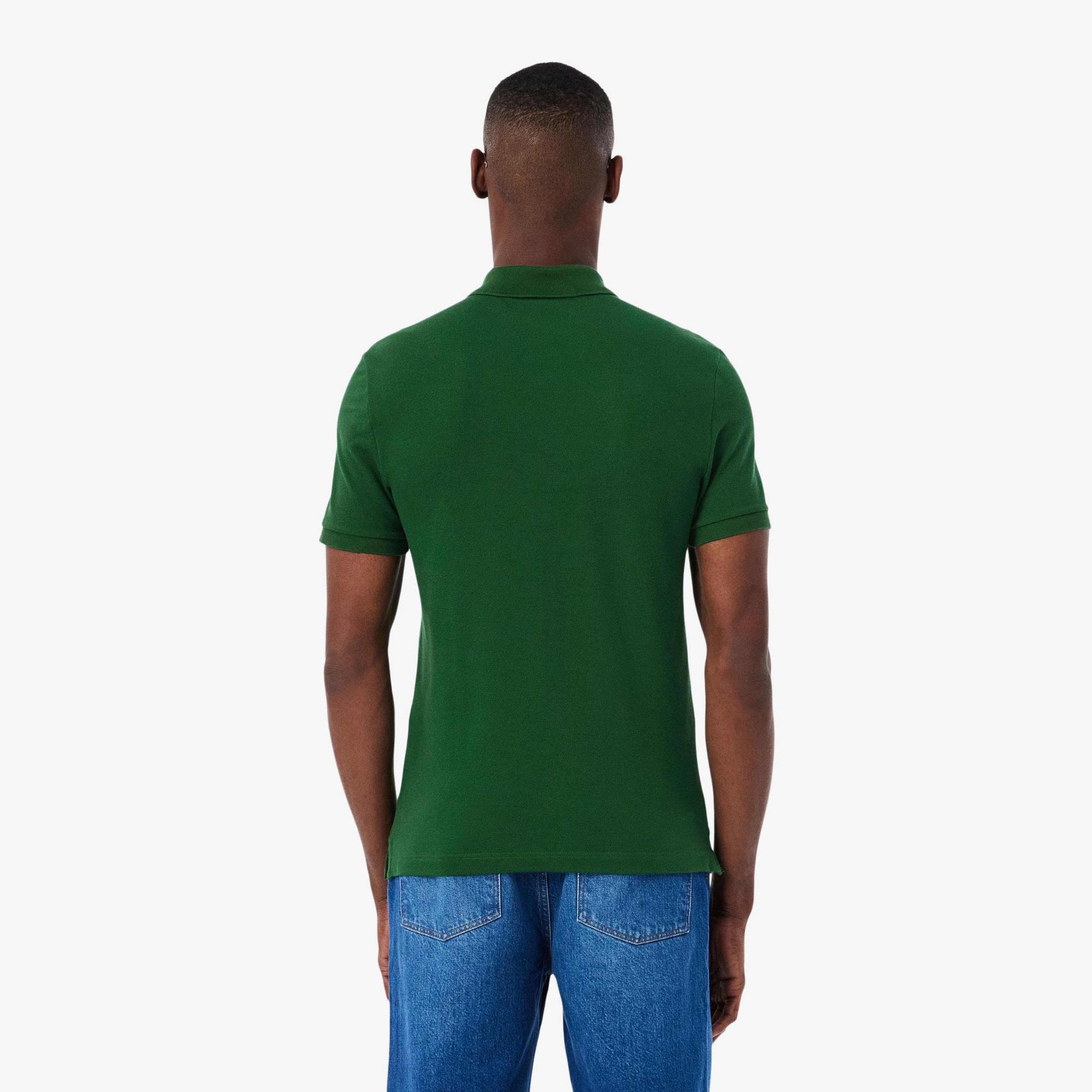 L.12.12 Erkek Slim Fit Yeşil Polo