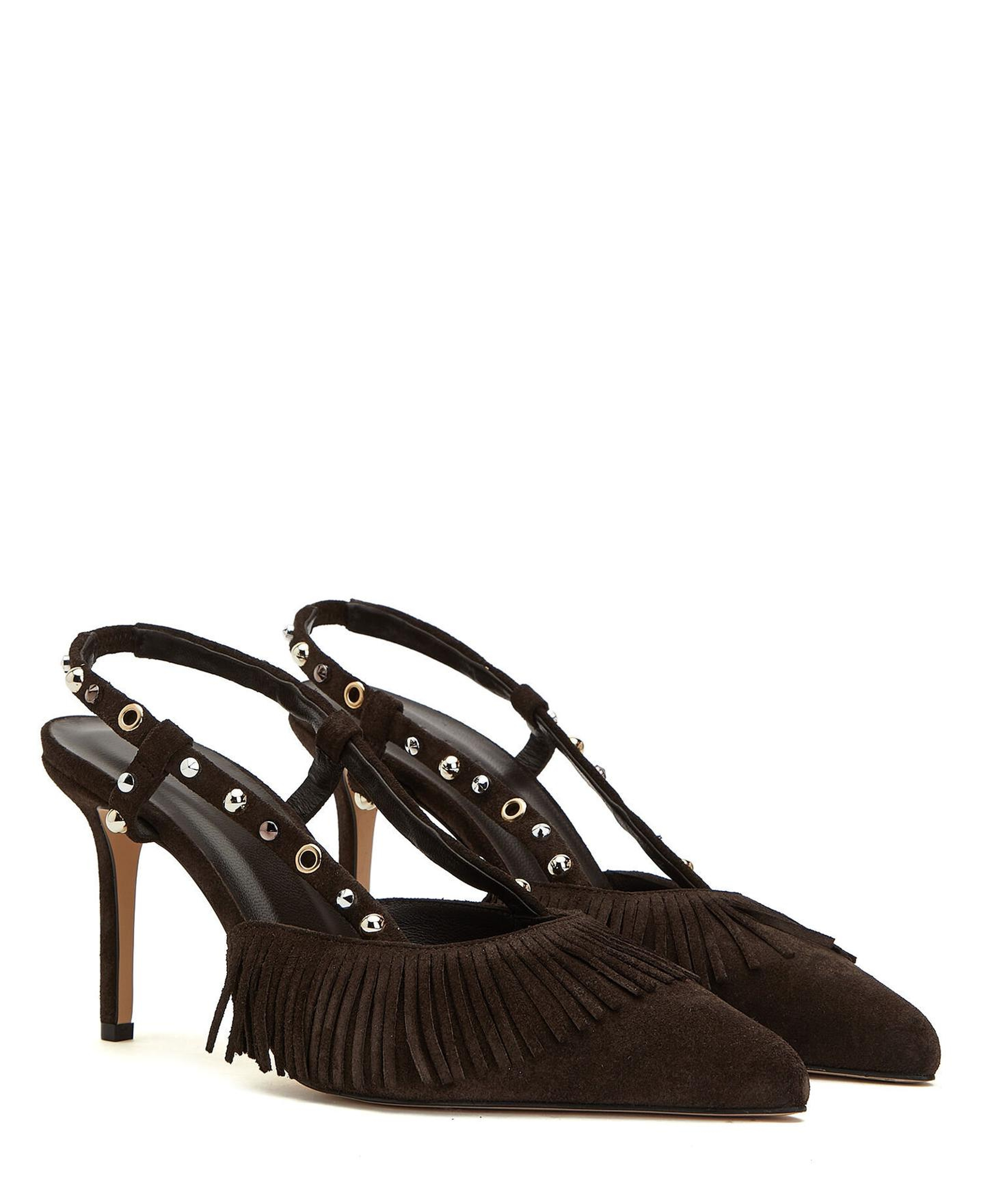 Beymen Club Kadın Kahverengi Troklu Slingback Pump