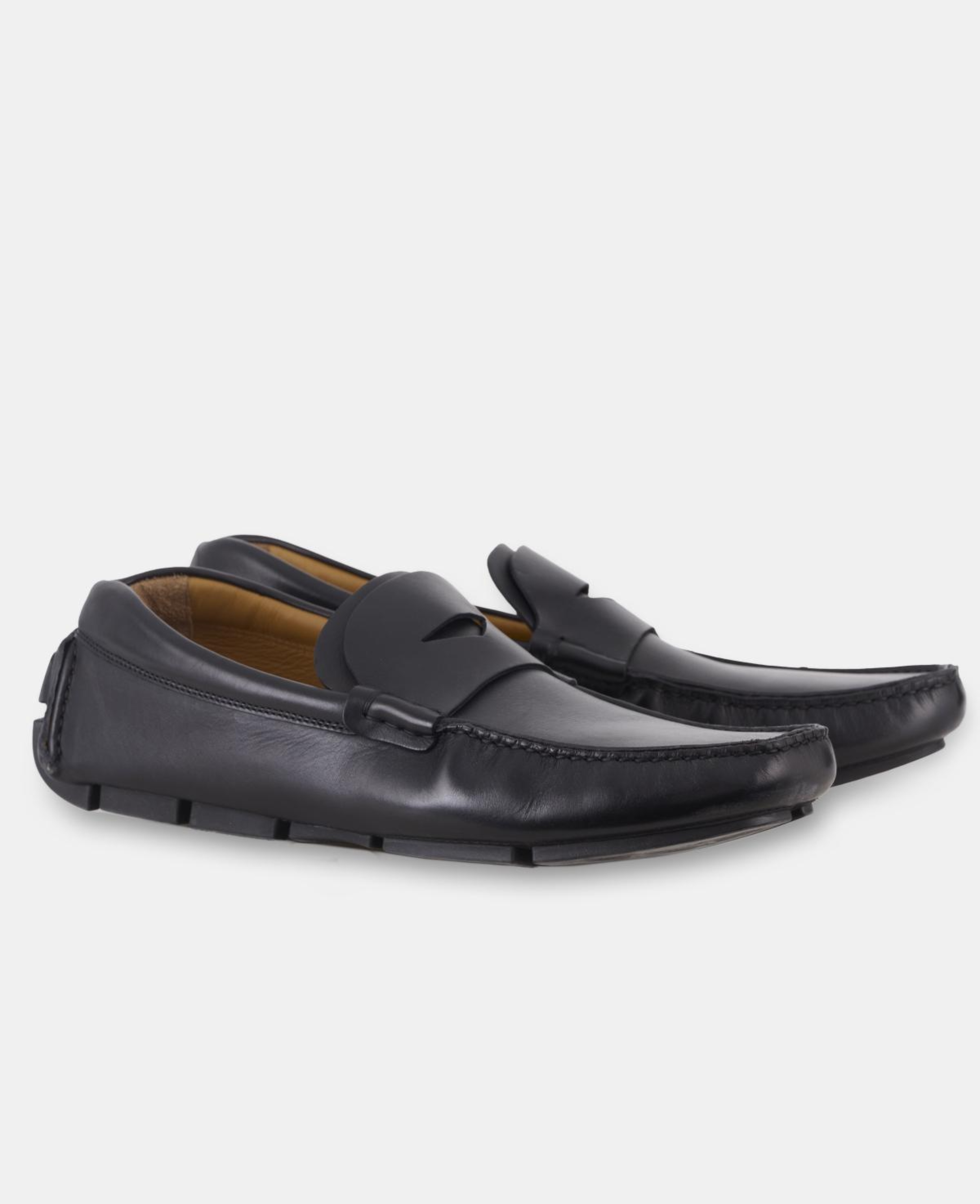Erkek Siyah Deri Loafer