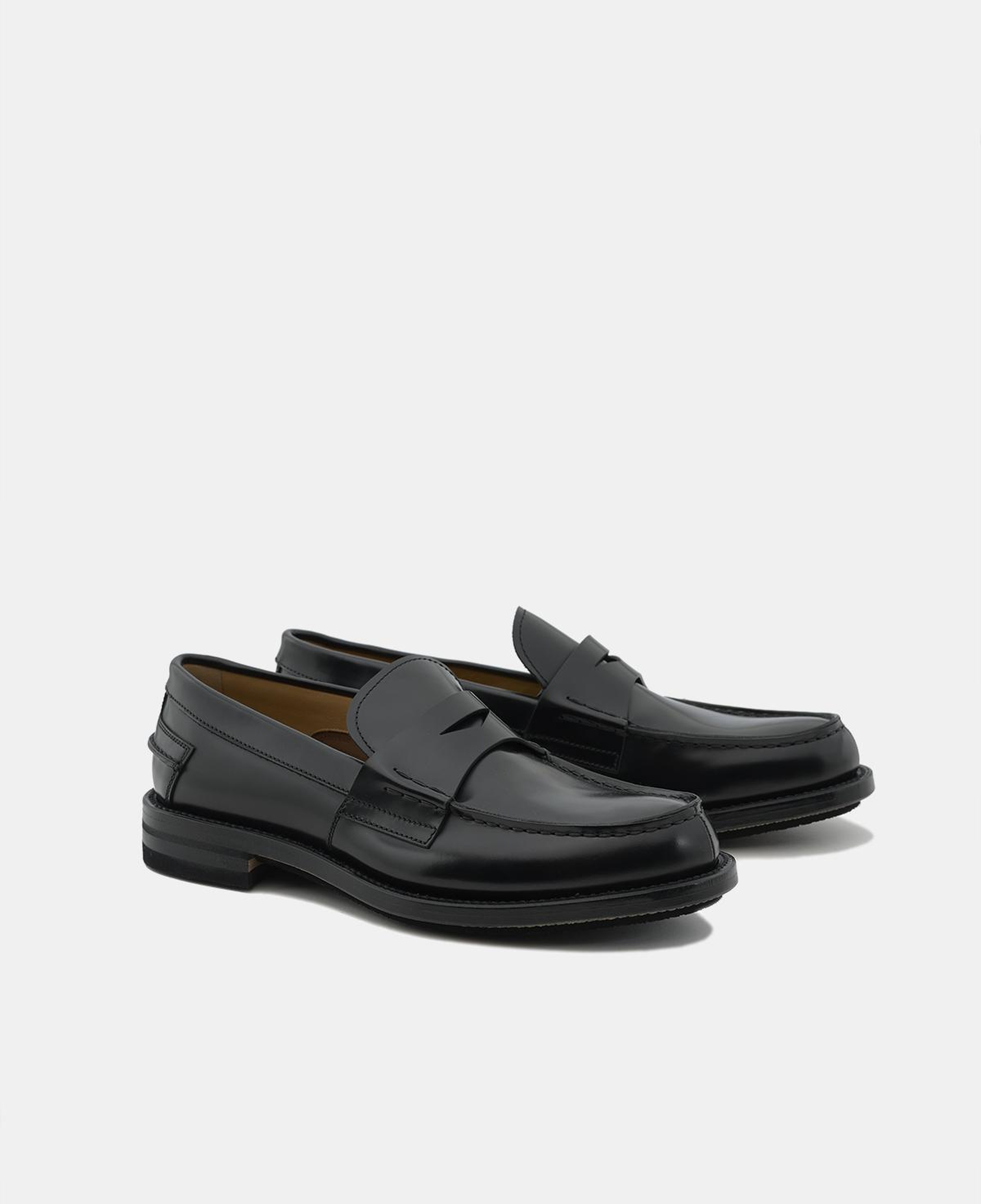 Erkek Siyah Deri Loafer