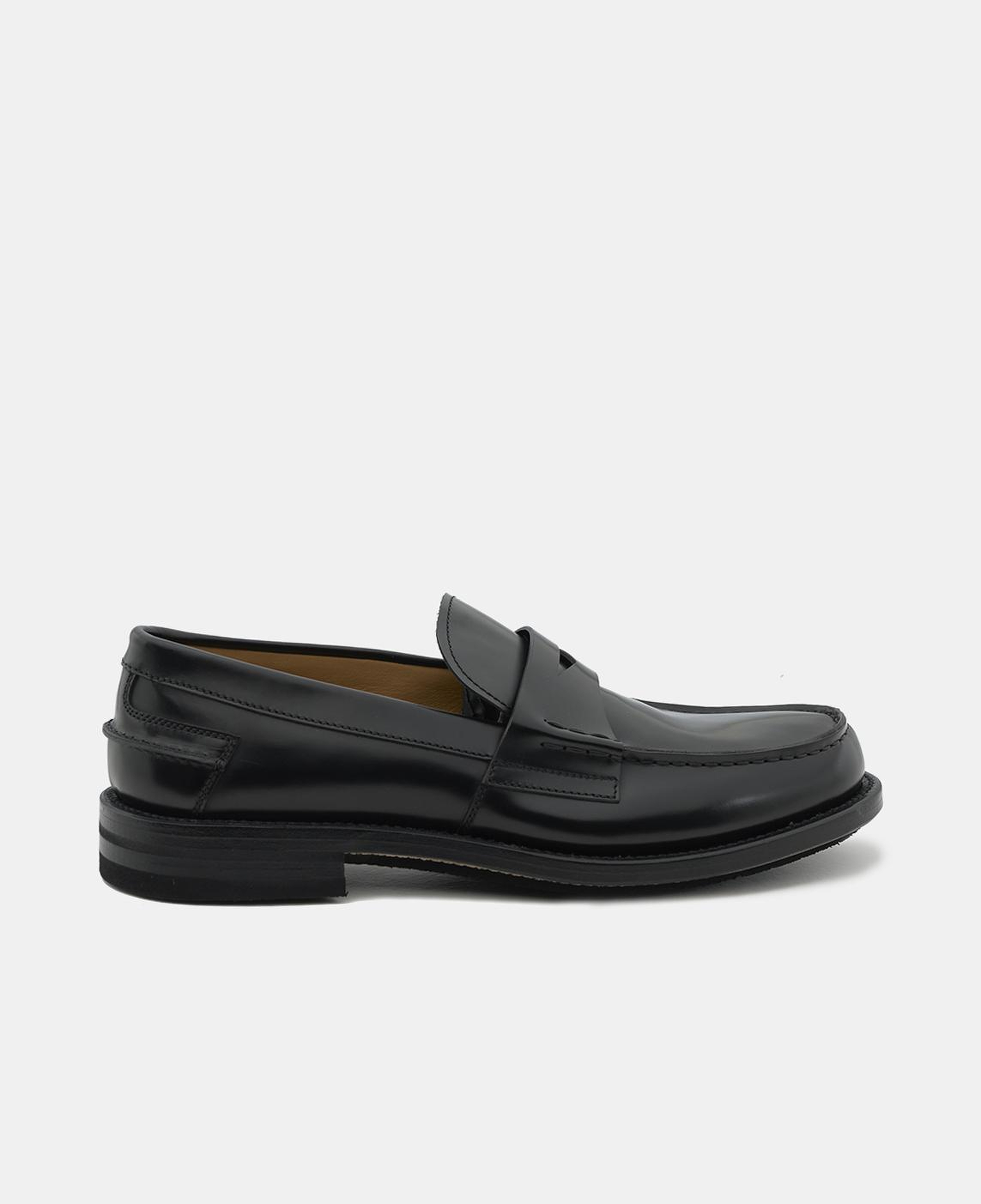 Erkek Siyah Deri Loafer