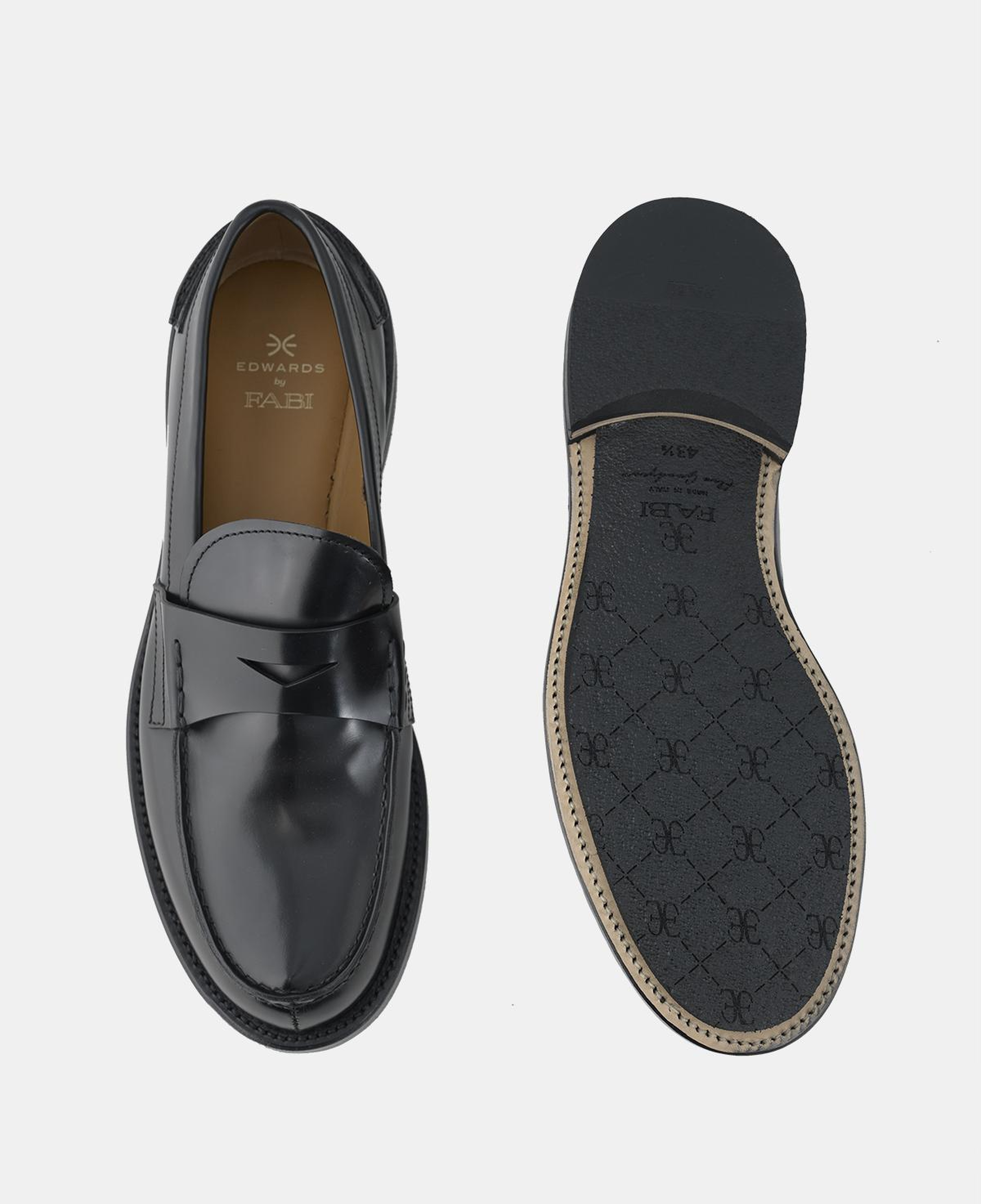 Erkek Siyah Deri Loafer