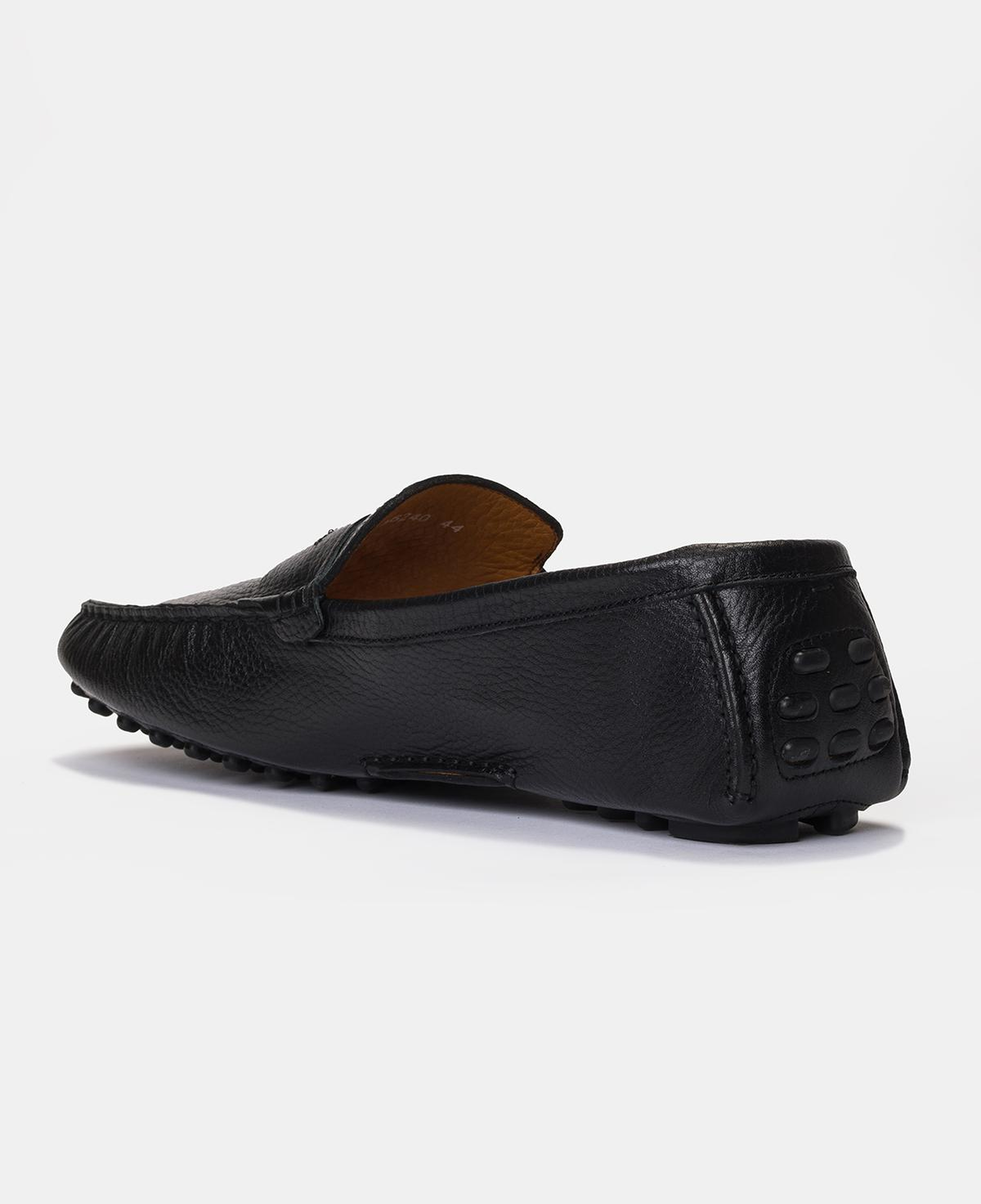 Erkek Siyah Deri Loafer