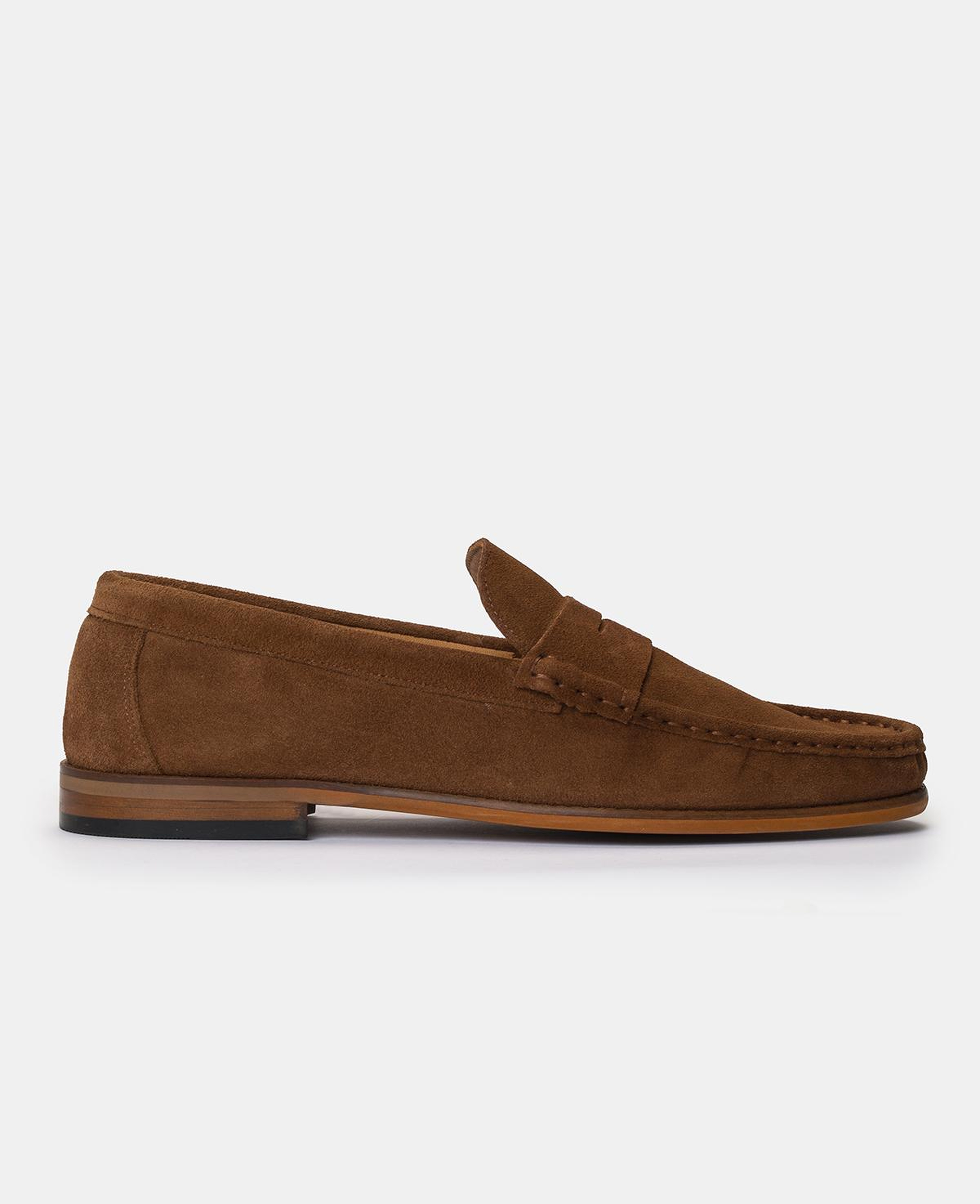 Erkek Kahverengi Süet Loafer