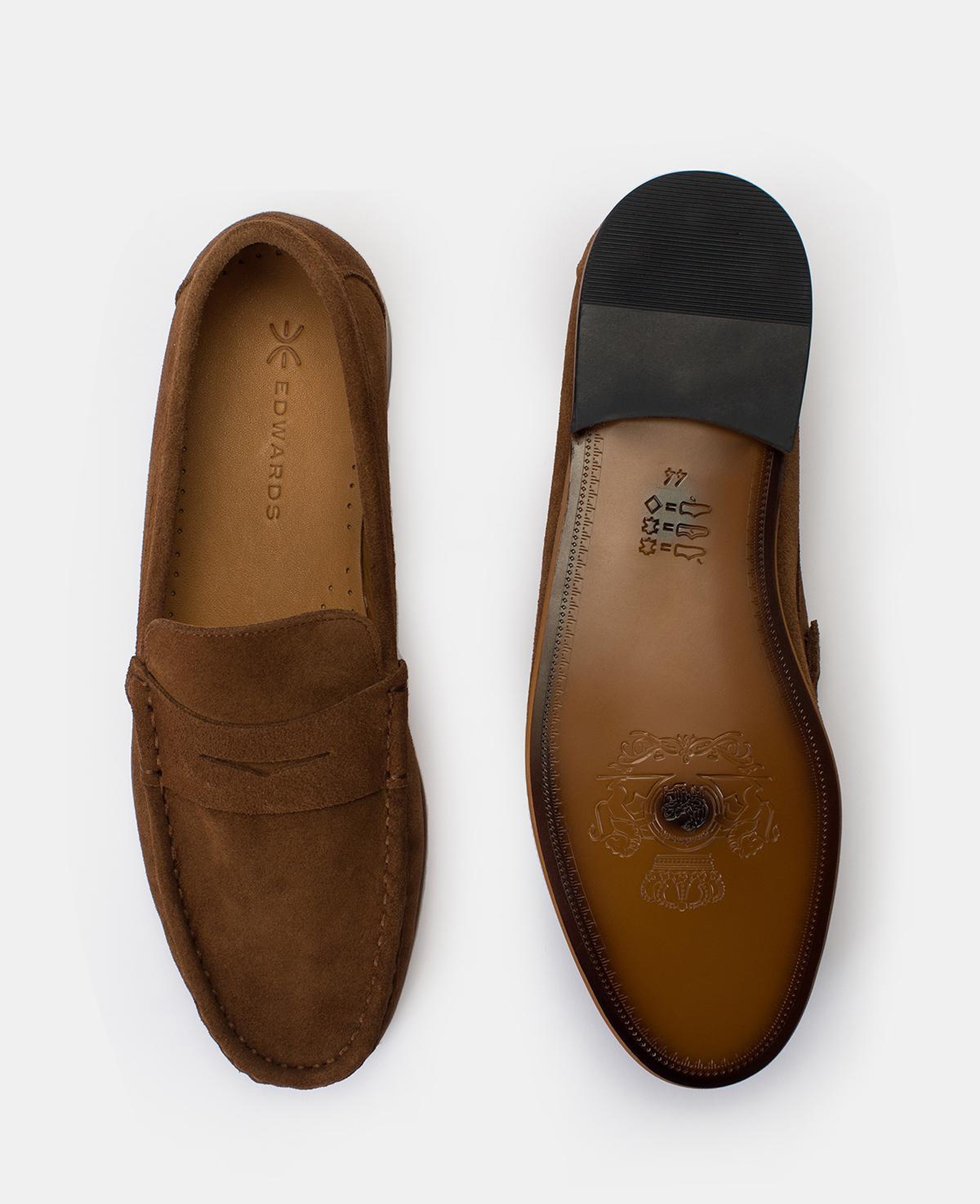Erkek Kahverengi Süet Loafer