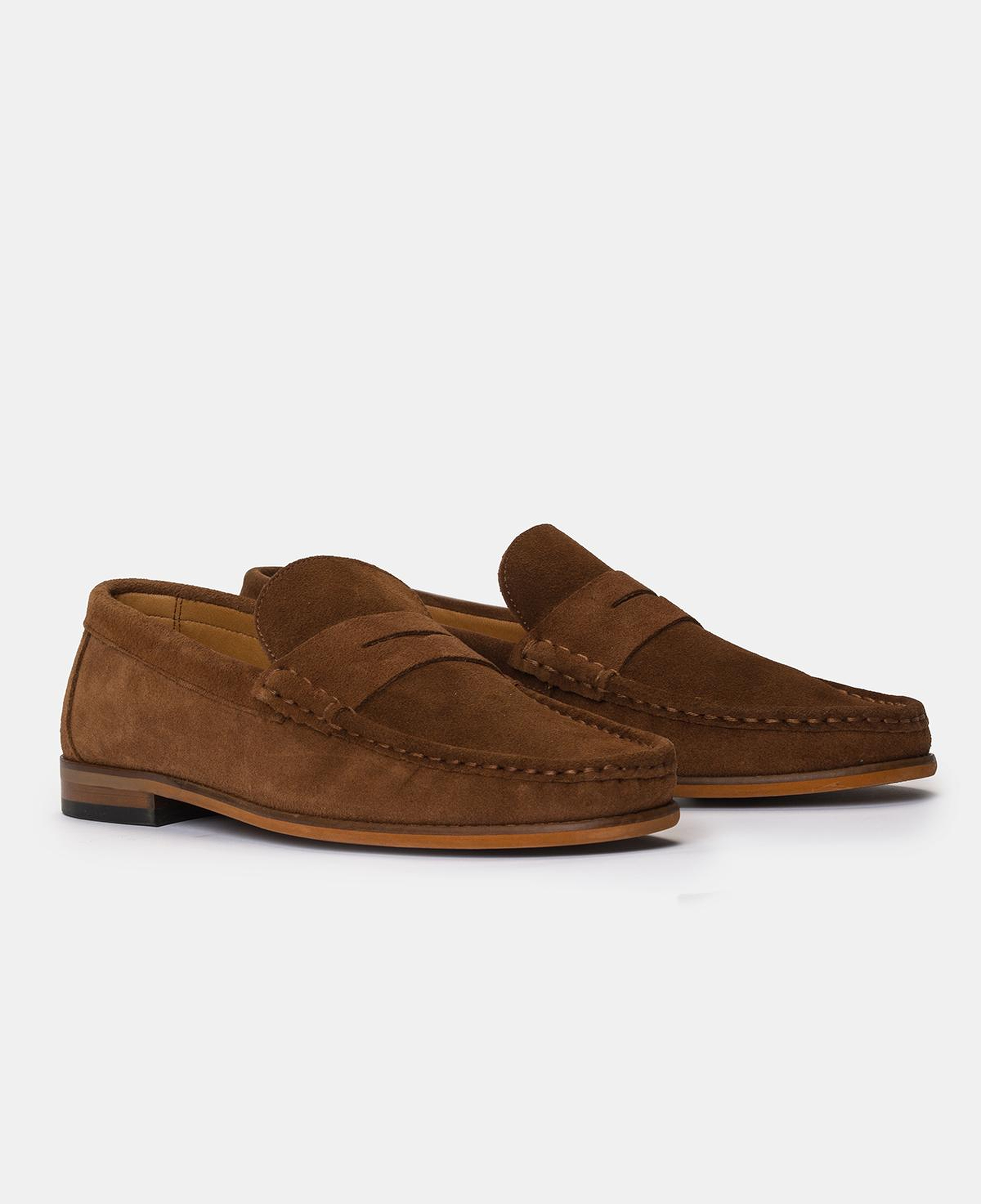 Erkek Kahverengi Süet Loafer
