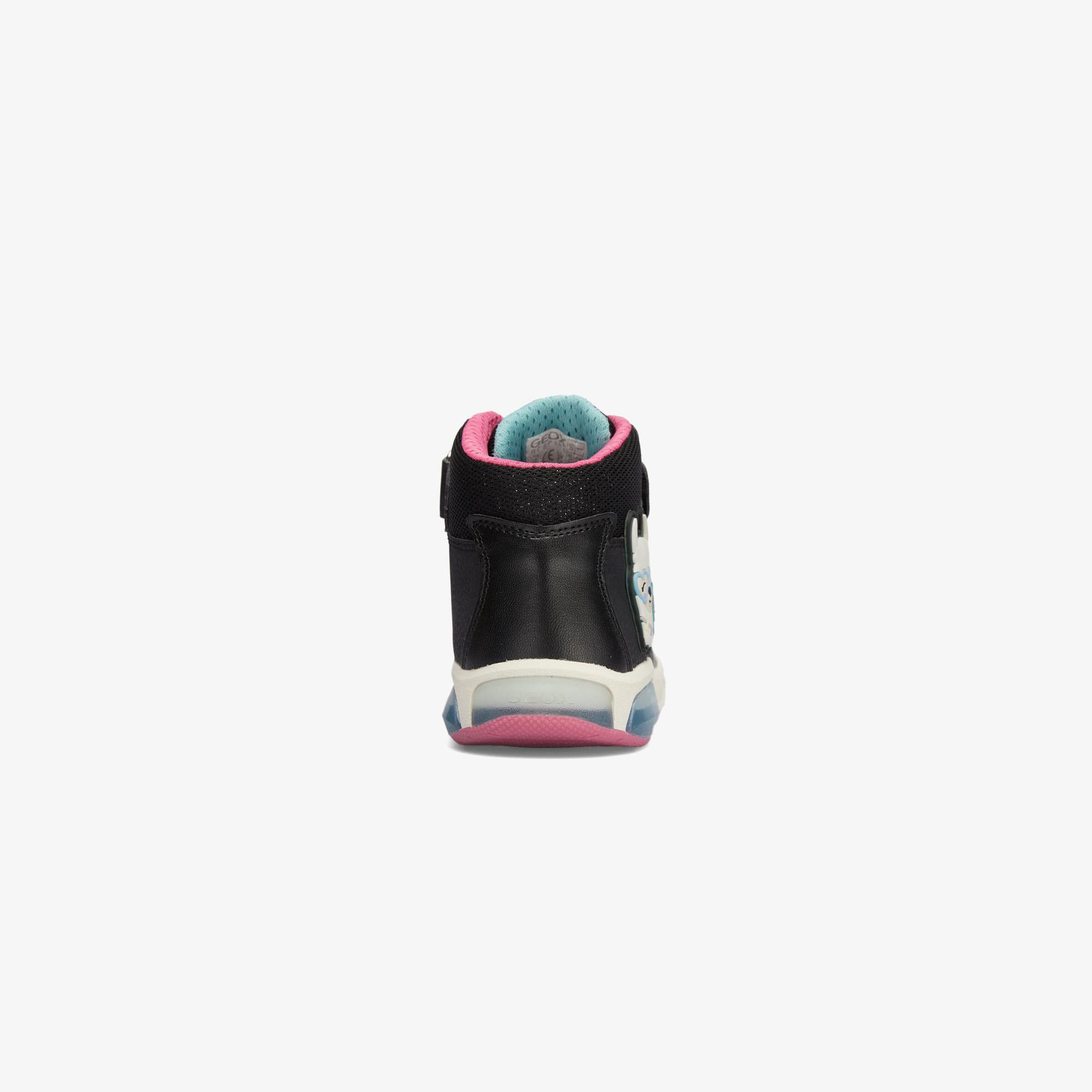 Geox J inek G. C Çocuk Siyah Sneaker