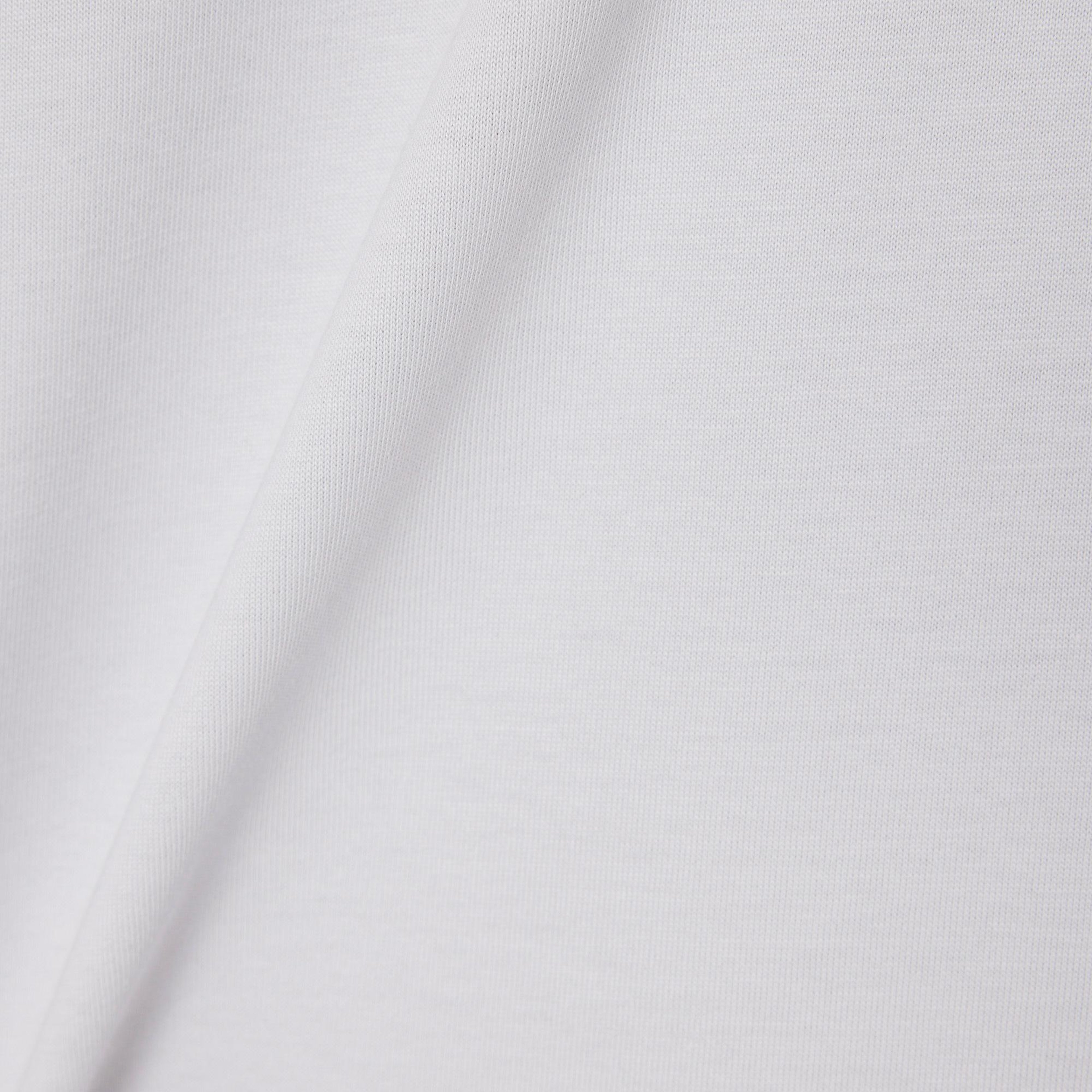 Unisex Classic Fit Bisiklet Yaka Baskılı Gri T-Shirt