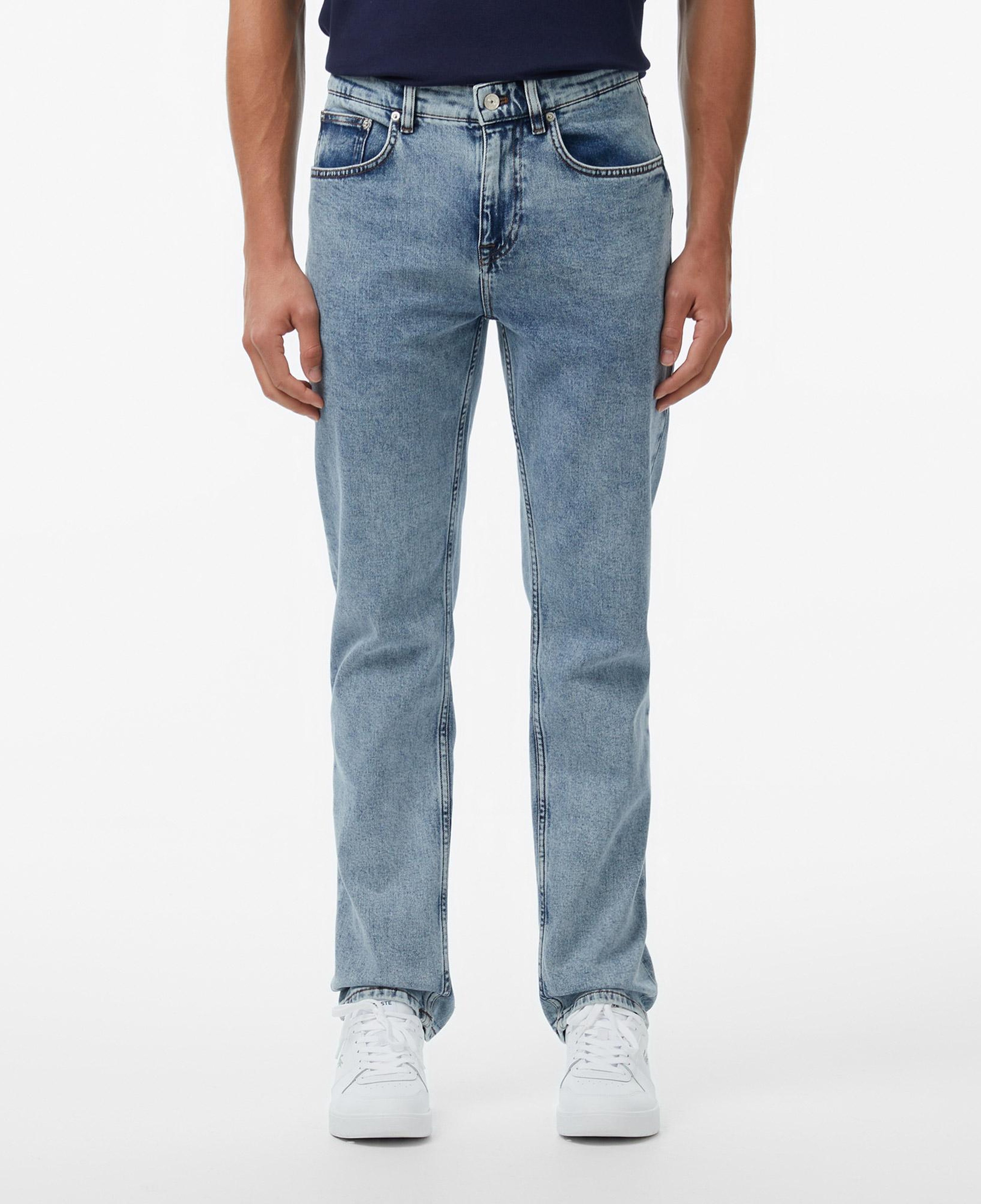 Erkek Relaxed Fit Mavi Jean Pantolon