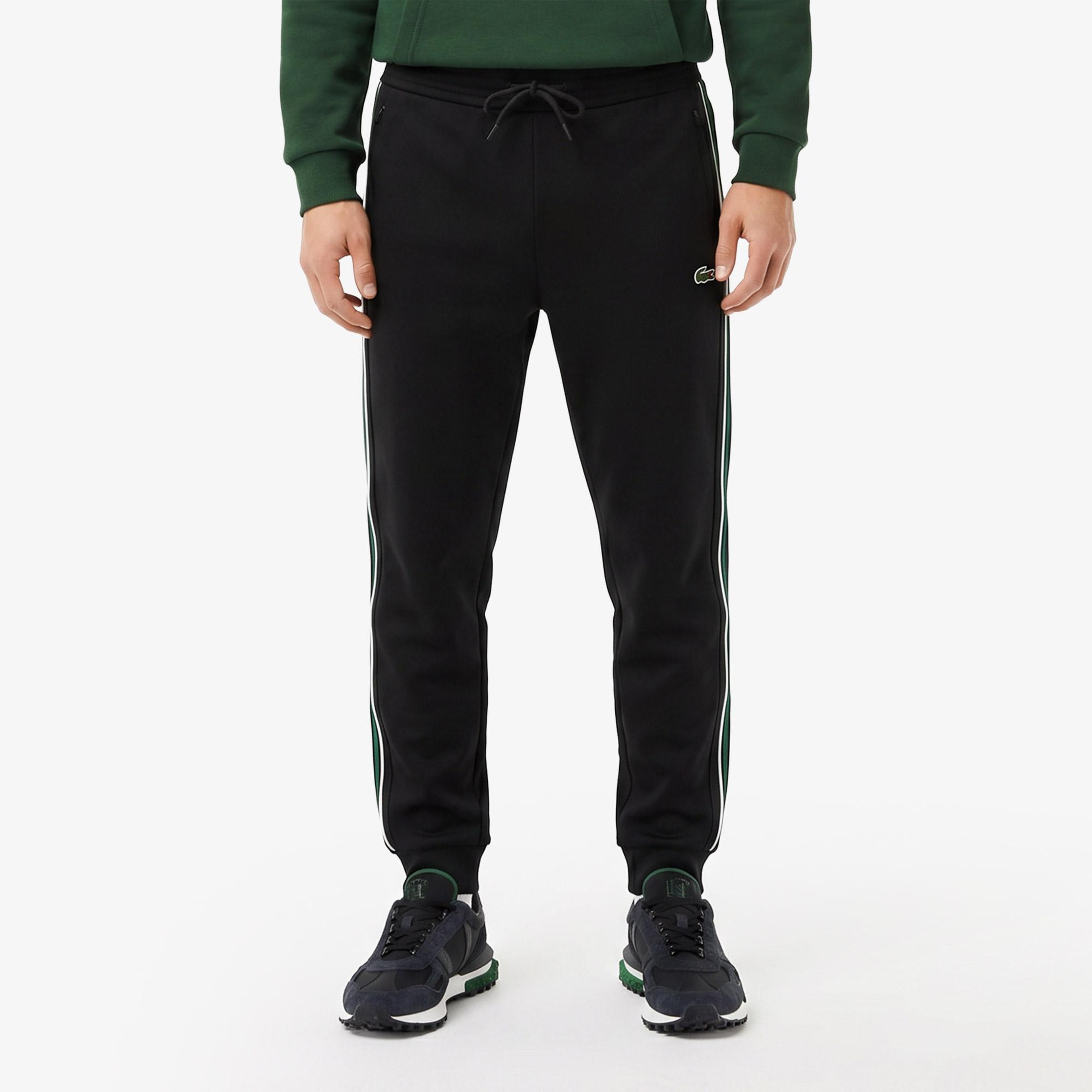 Erkek Slim Fit Siyah Eşofman Altı