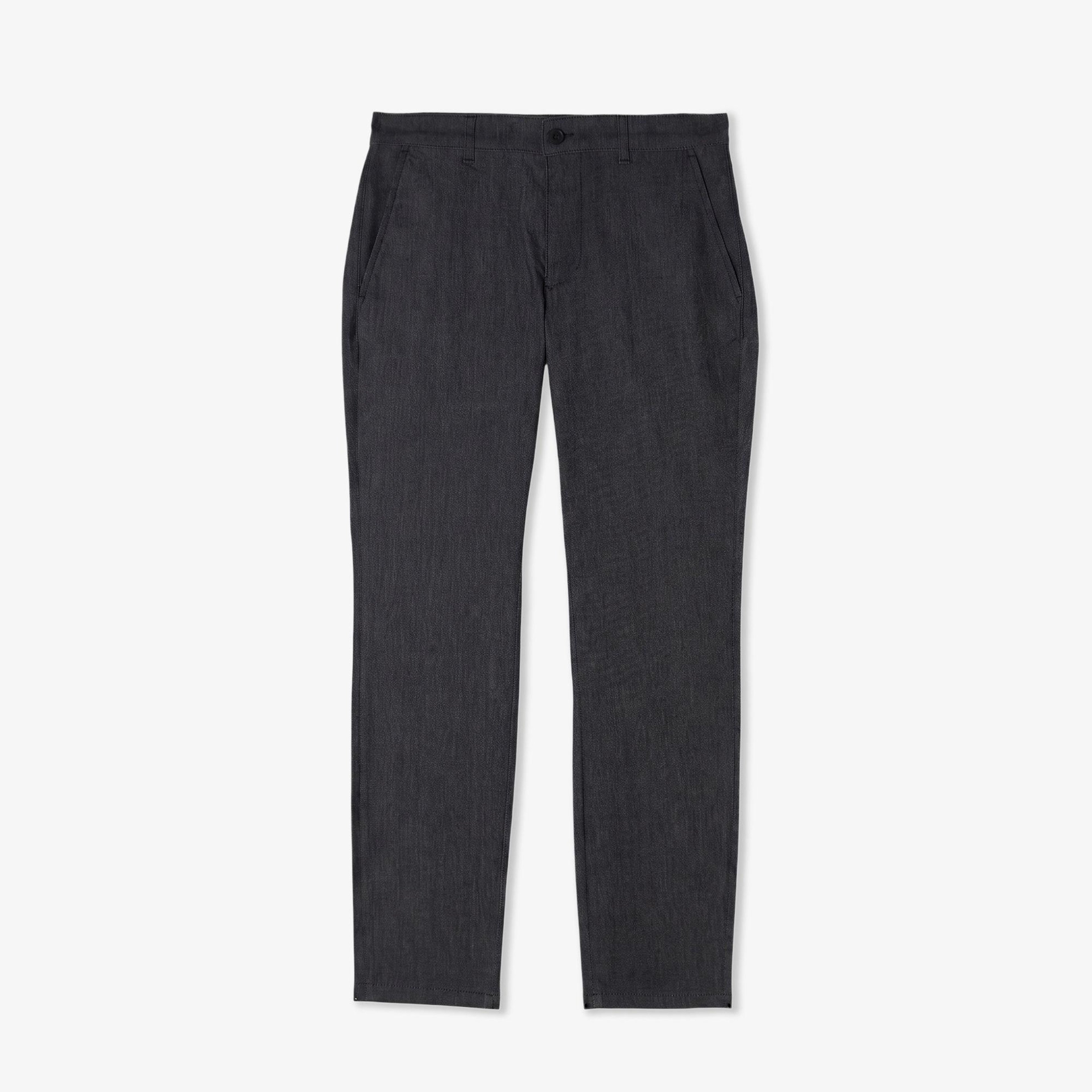 Erkek Slim Fit Siyah Chino Pantolon
