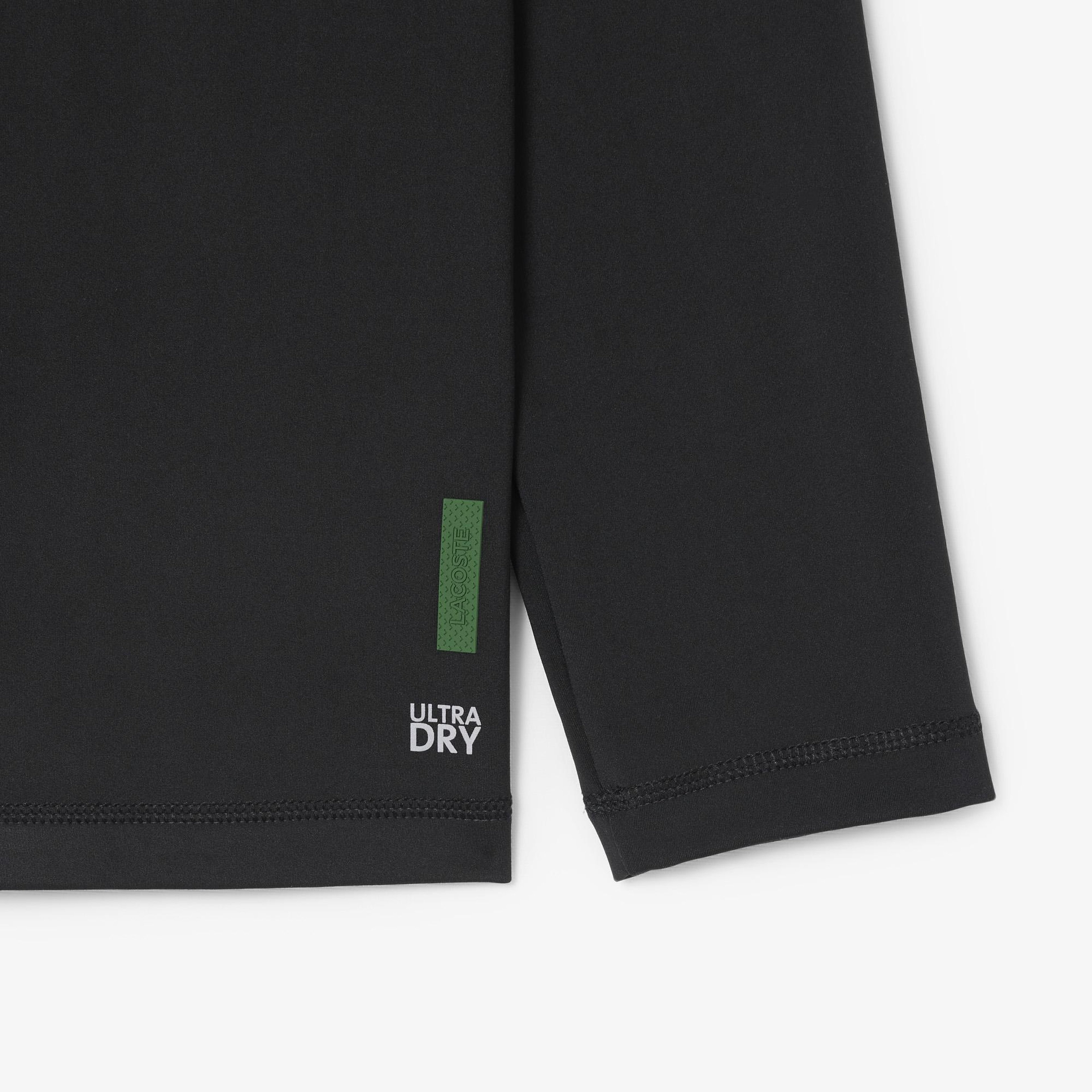 SPORT Erkek Regular Fit Yarım Fermuarlı Siyah Sweatshirt