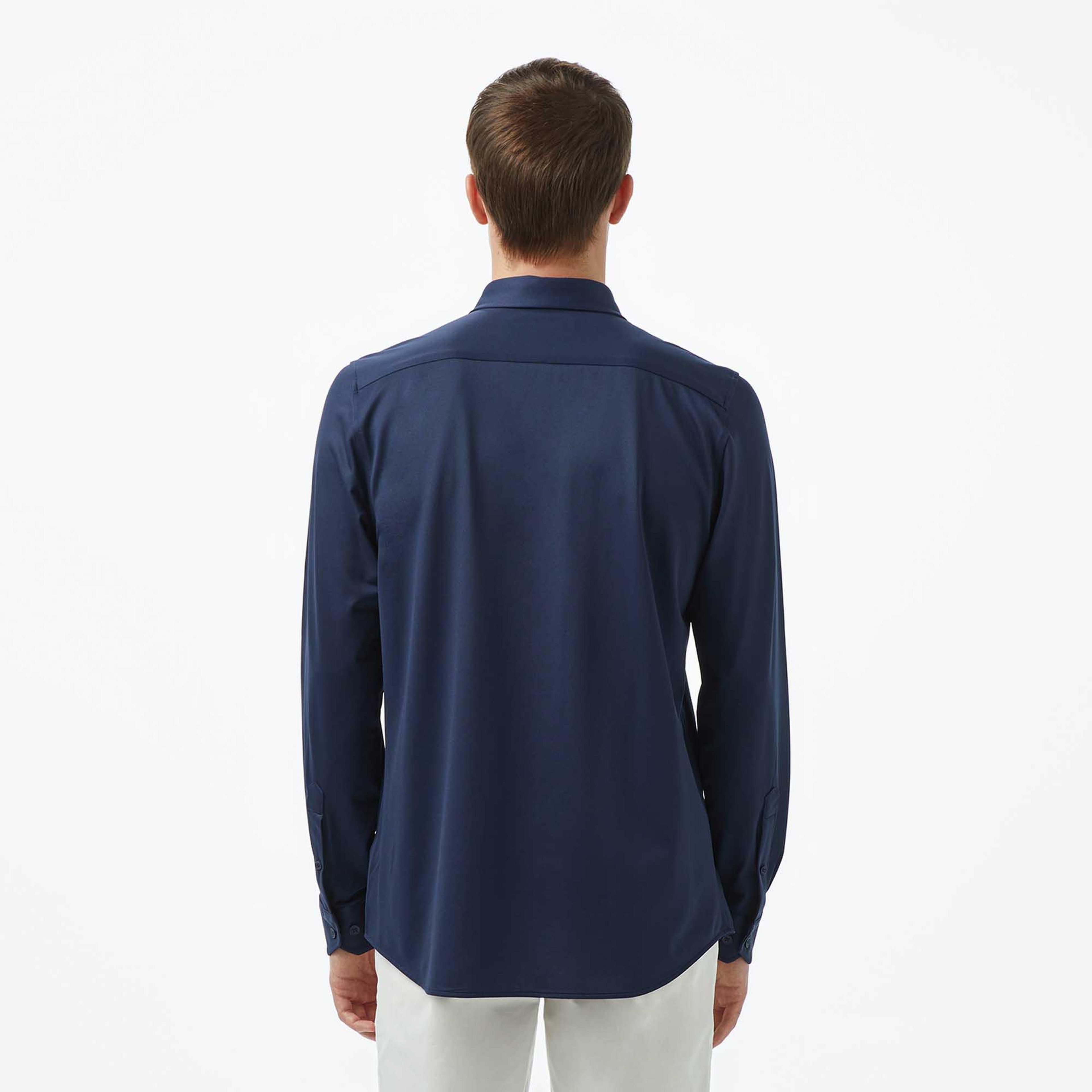 Erkek Slim Fit Lacivert Gömlek