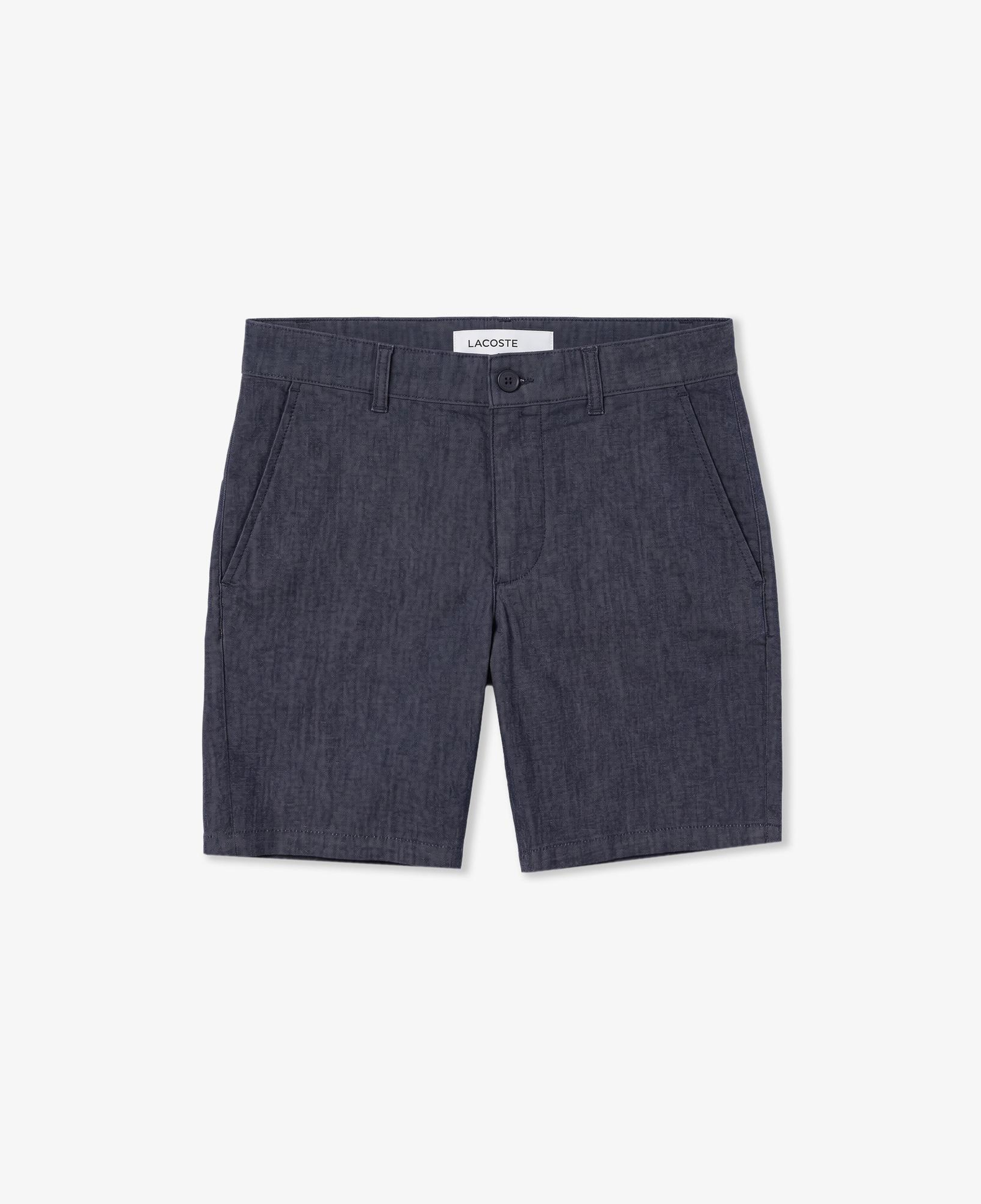 Erkek Slim Fit Lacivert Bermuda Şort