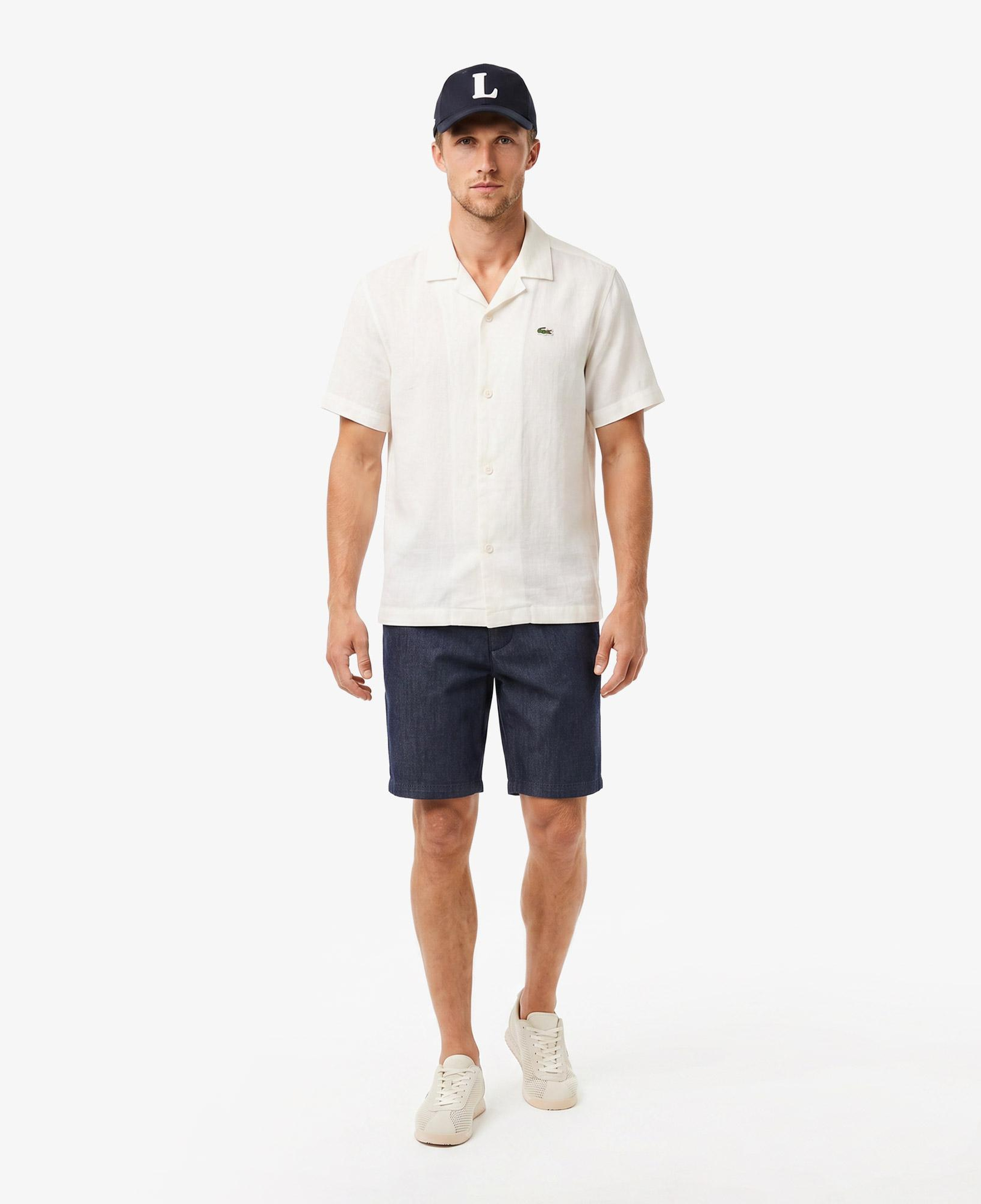 Erkek Slim Fit Lacivert Bermuda Şort
