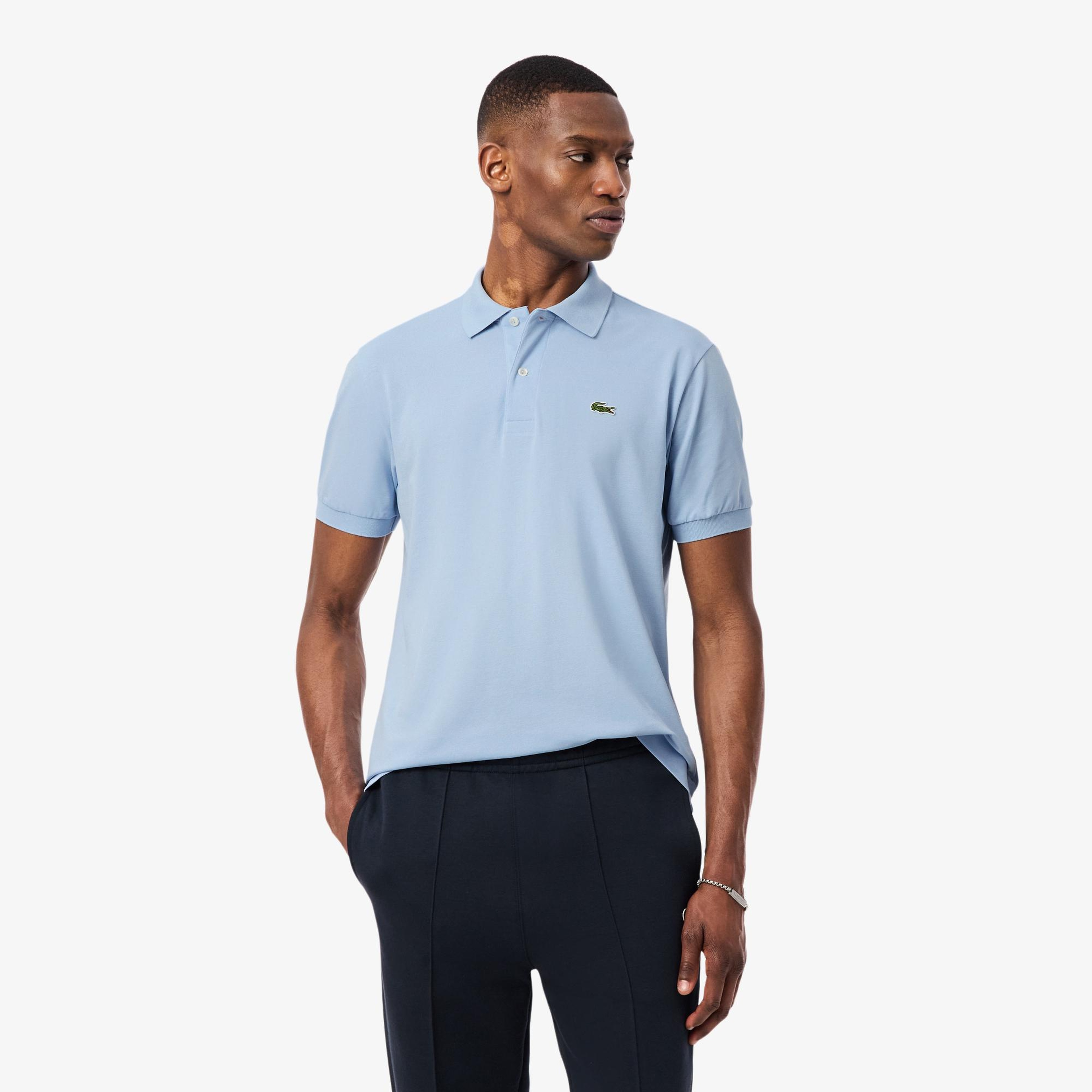 L.12.12 Light Erkek Classic Fit Mavi Polo