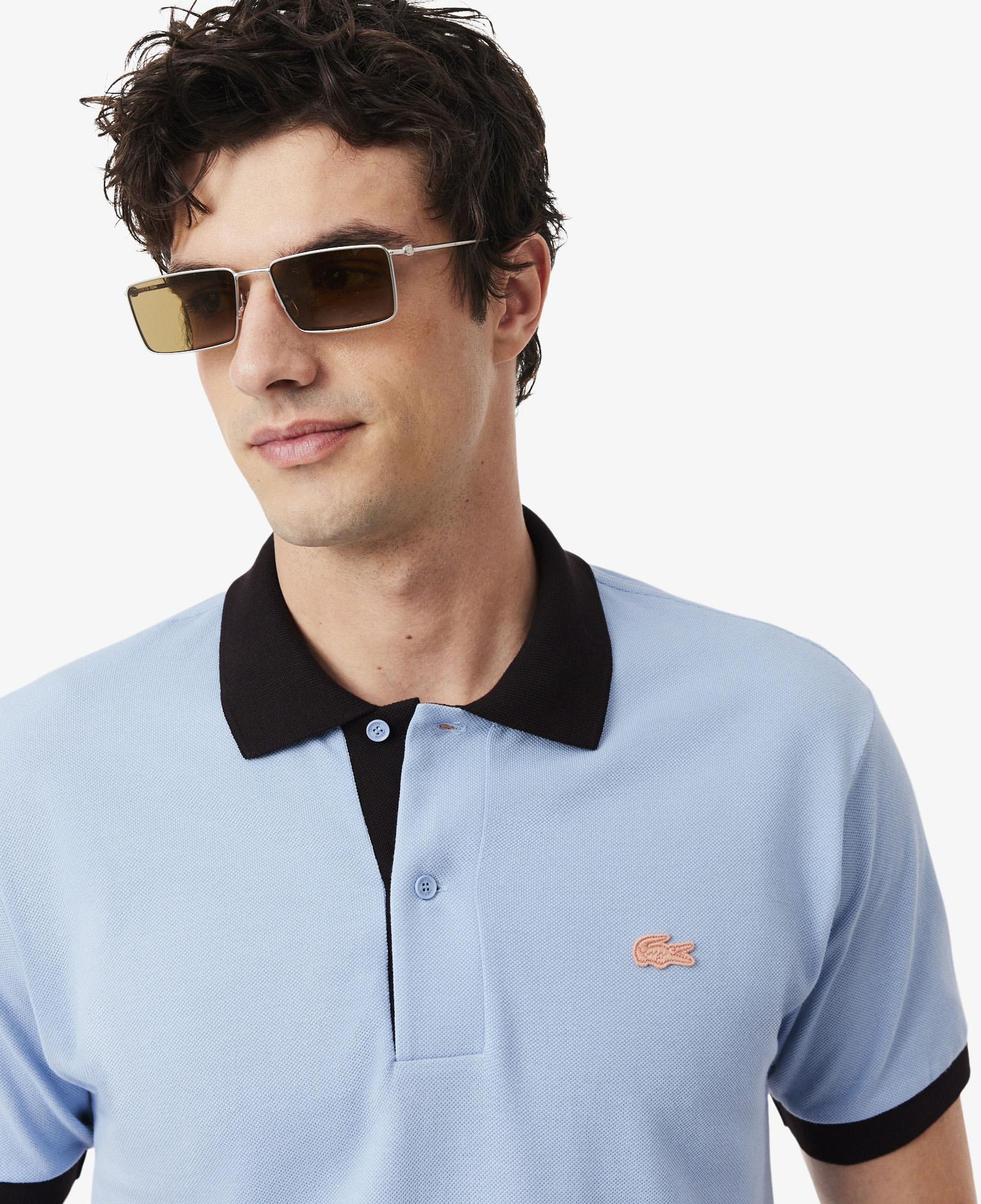 Erkek Classic Fit Mavi Polo