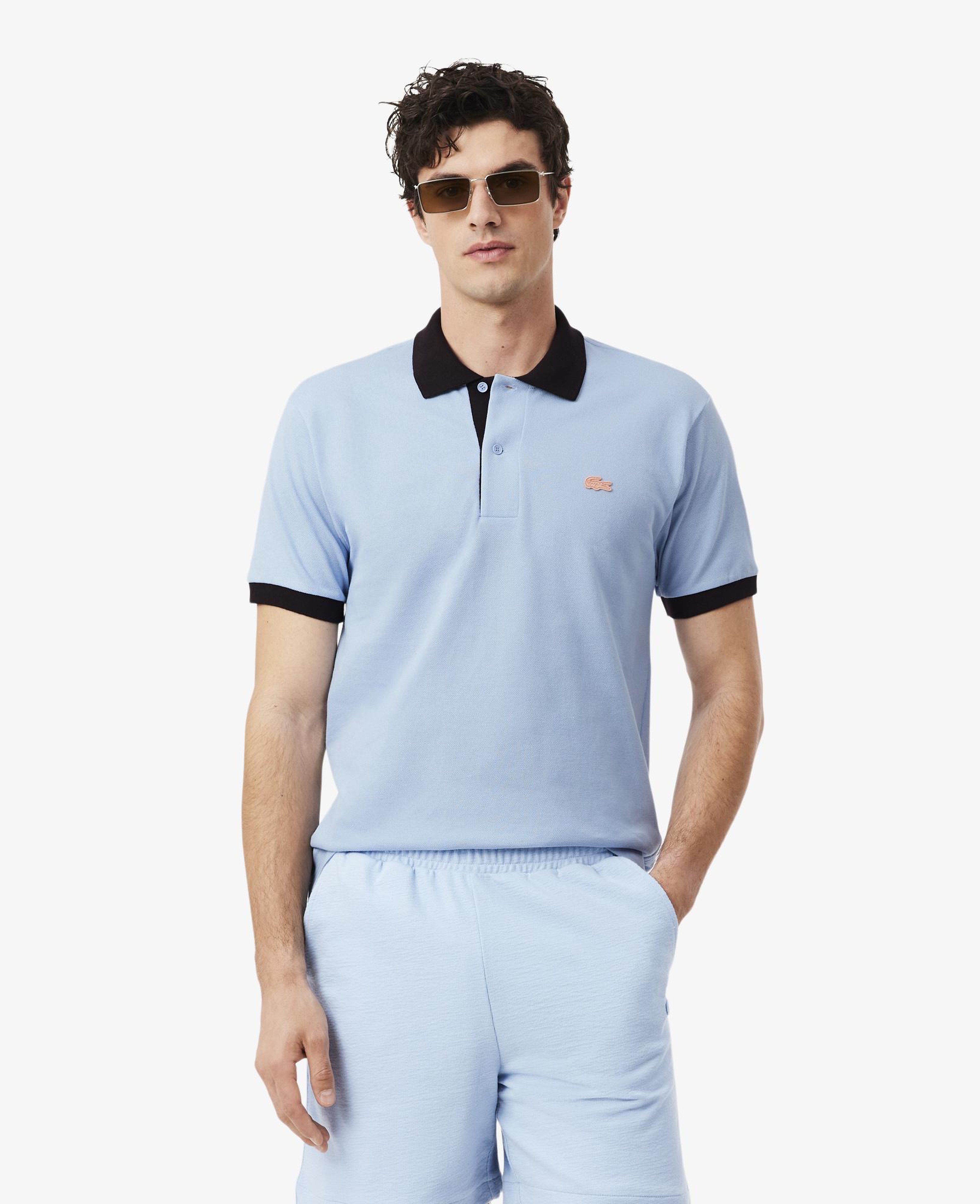 Erkek Classic Fit Mavi Polo