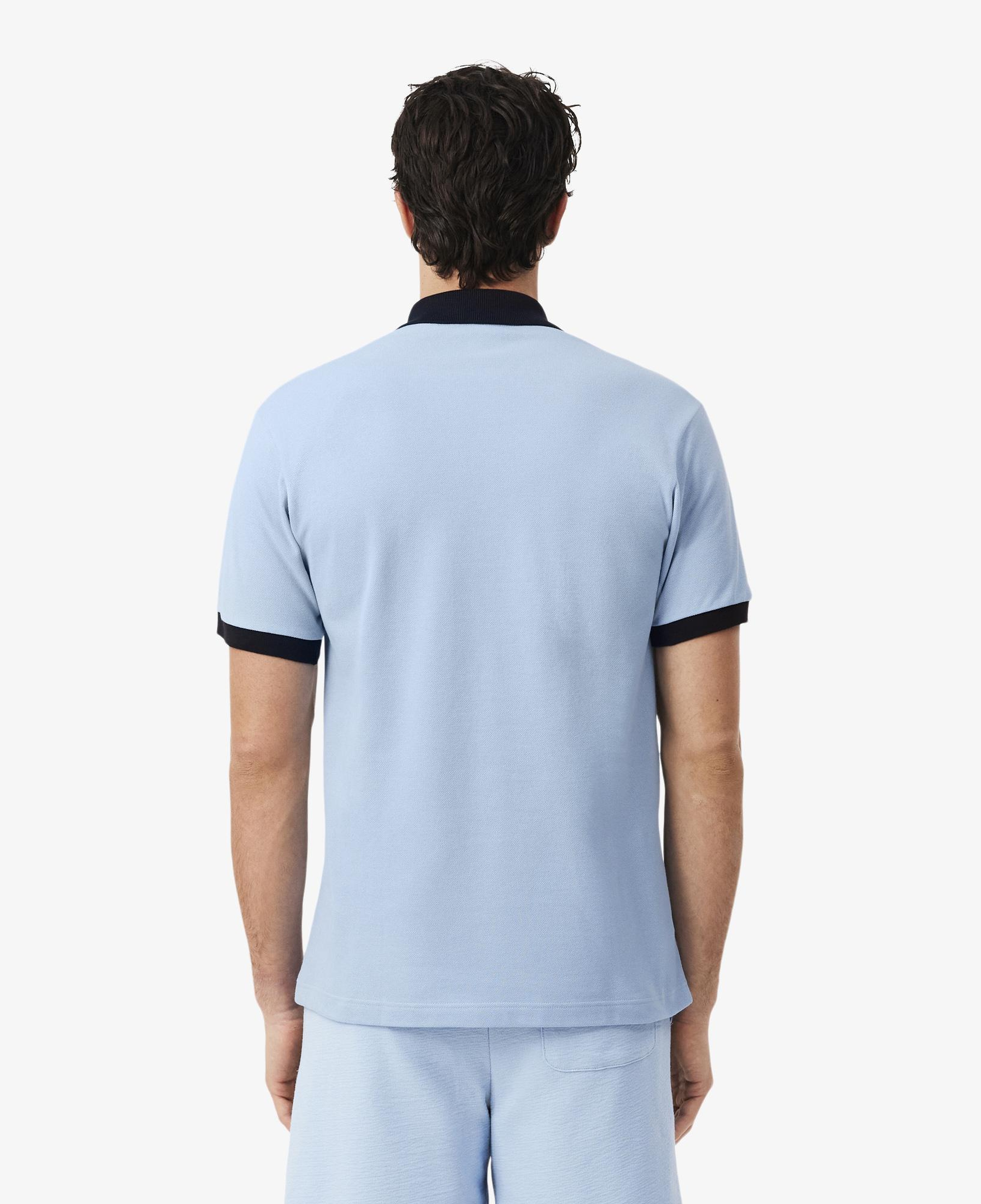 Erkek Classic Fit Mavi Polo
