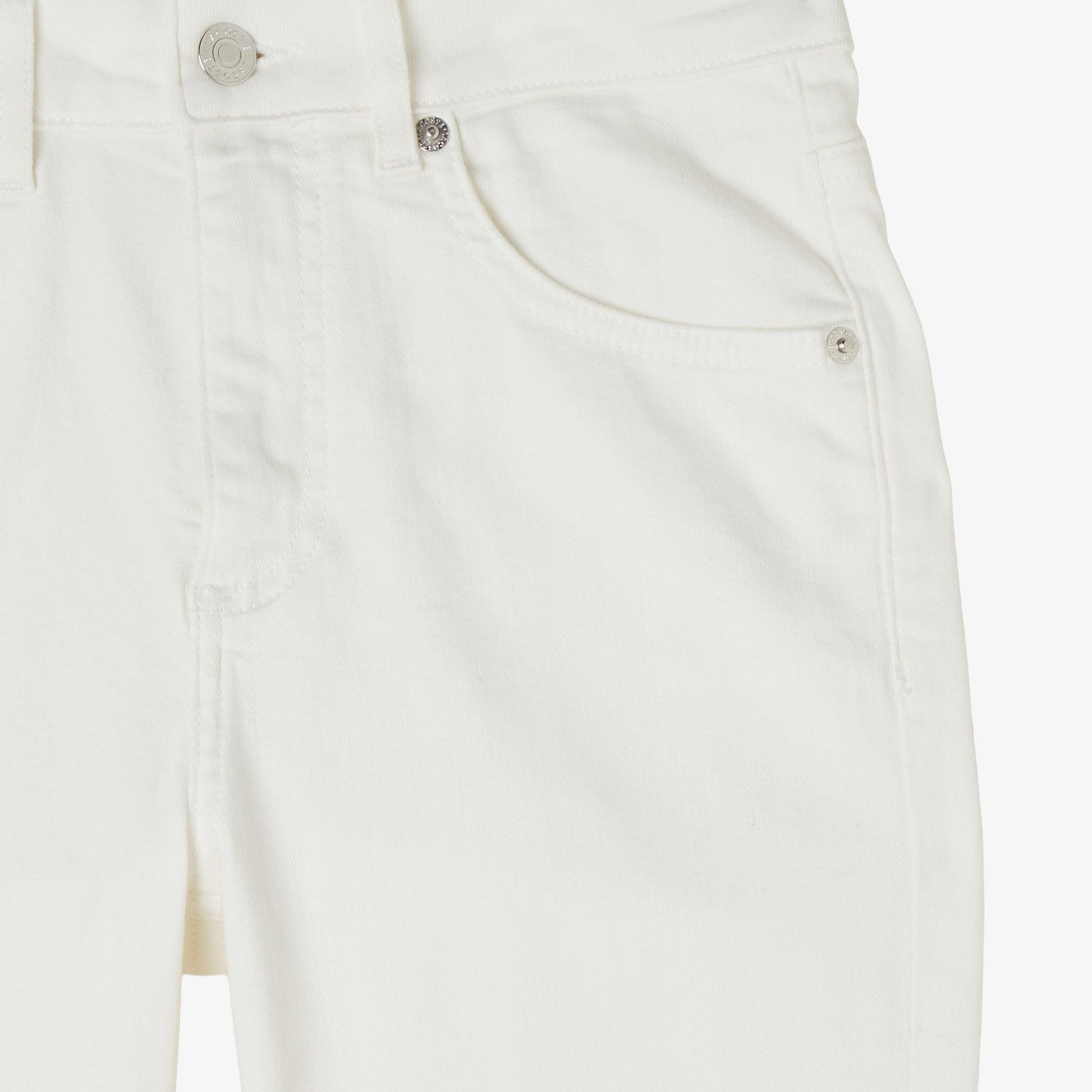 Kadın Slim Fit Krem Jean Pantolon