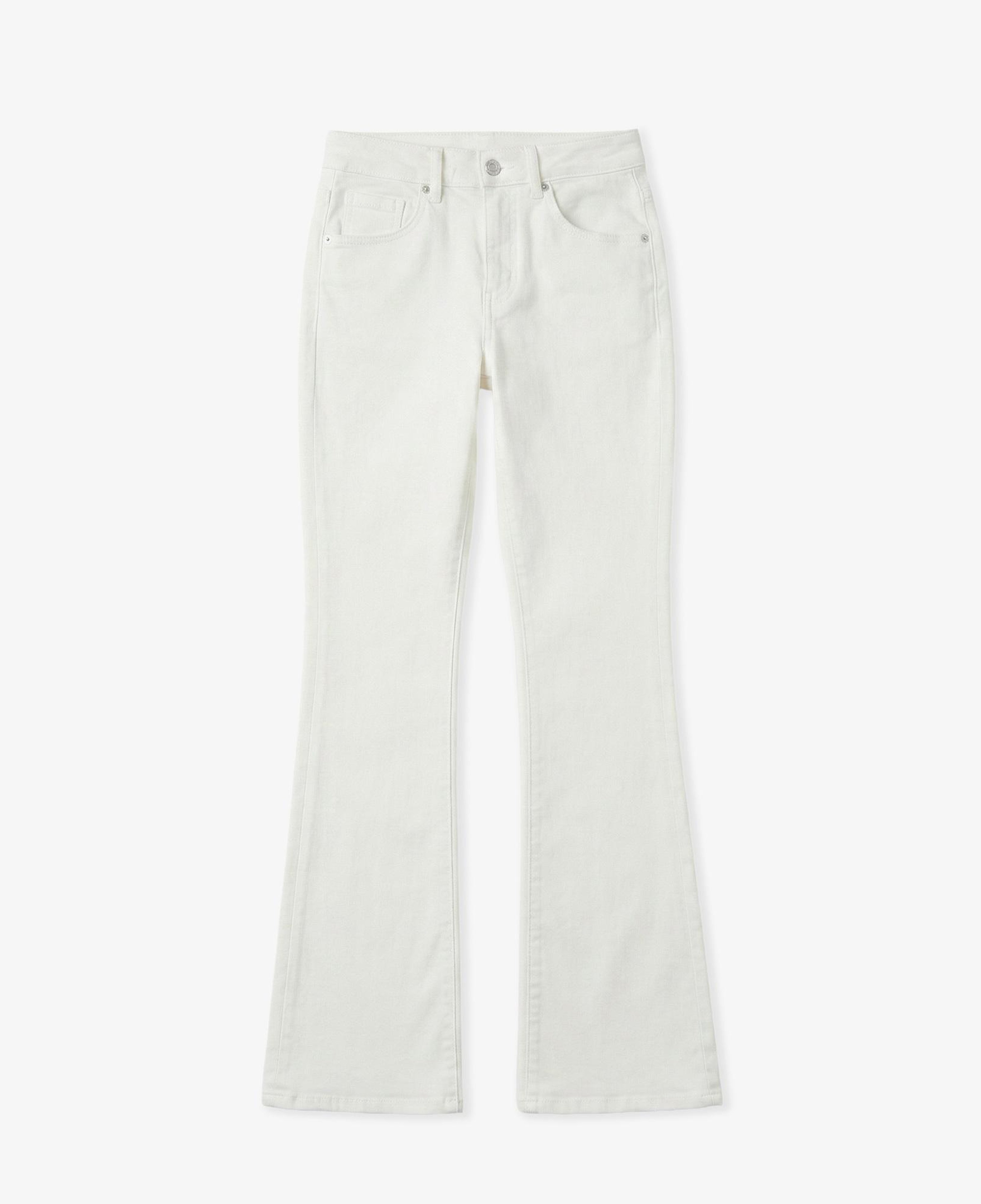 Kadın Slim Fit Krem Jean Pantolon