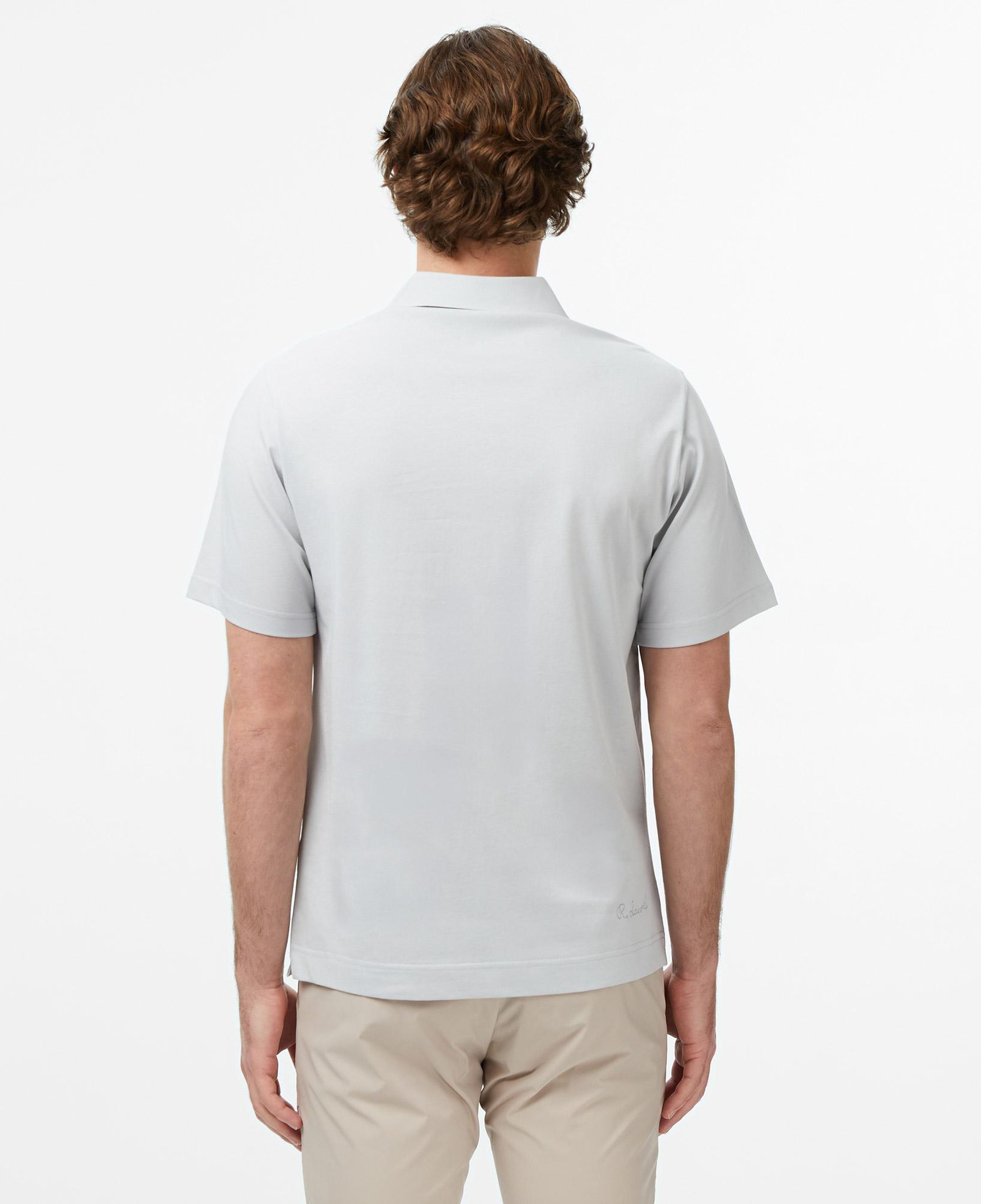 Erkek Classic Fit Gri Paris Polo