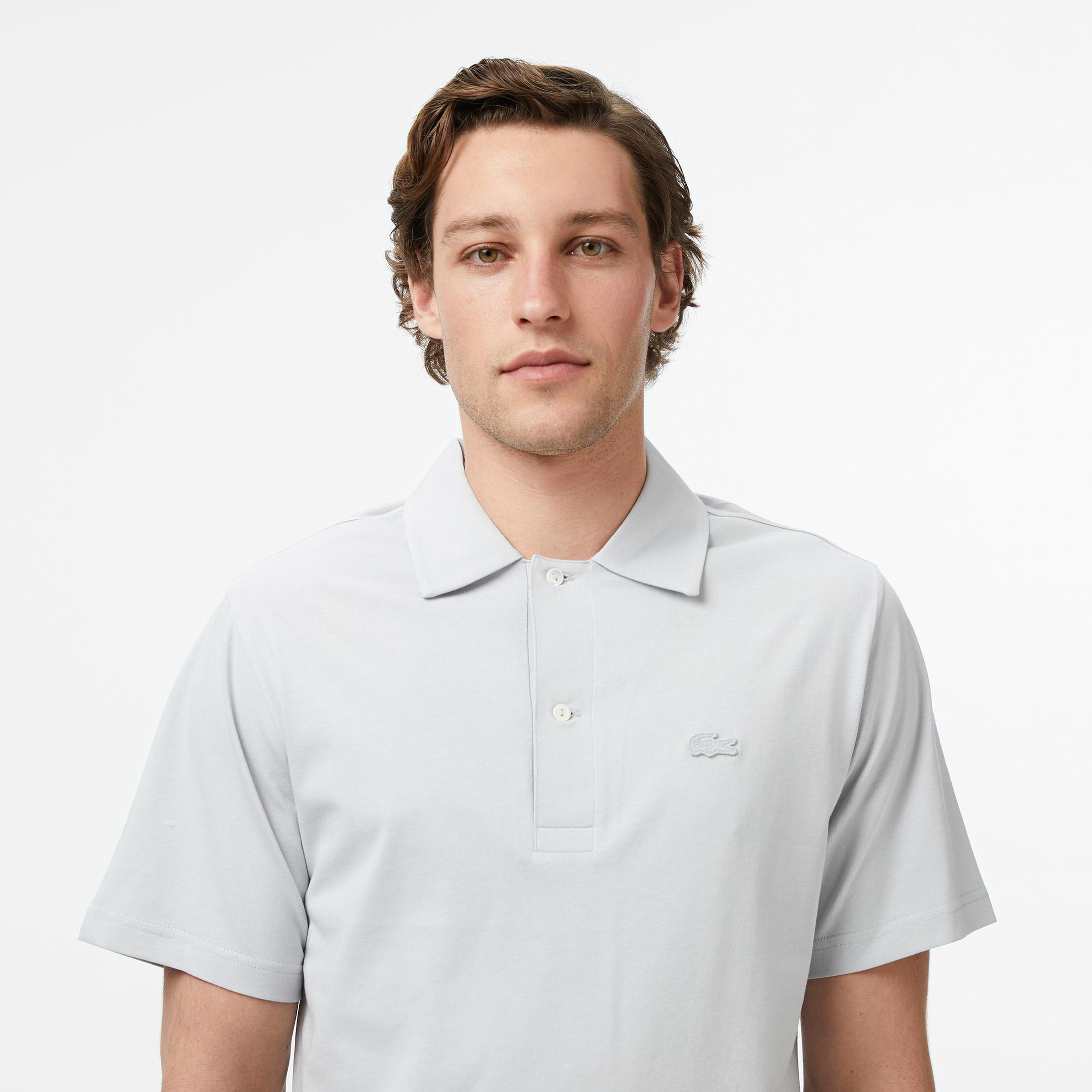 Erkek Classic Fit Gri Paris Polo