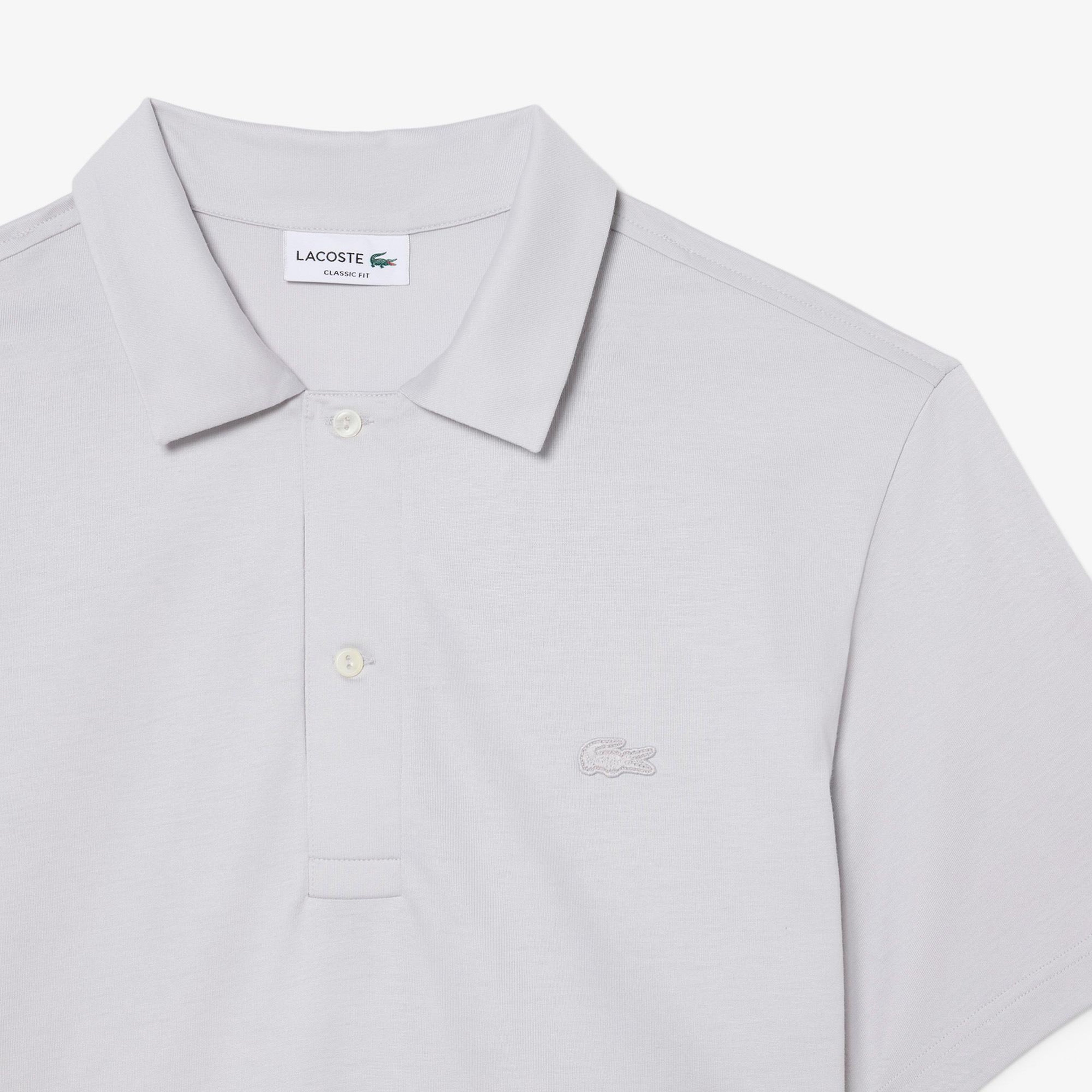 Erkek Classic Fit Gri Paris Polo