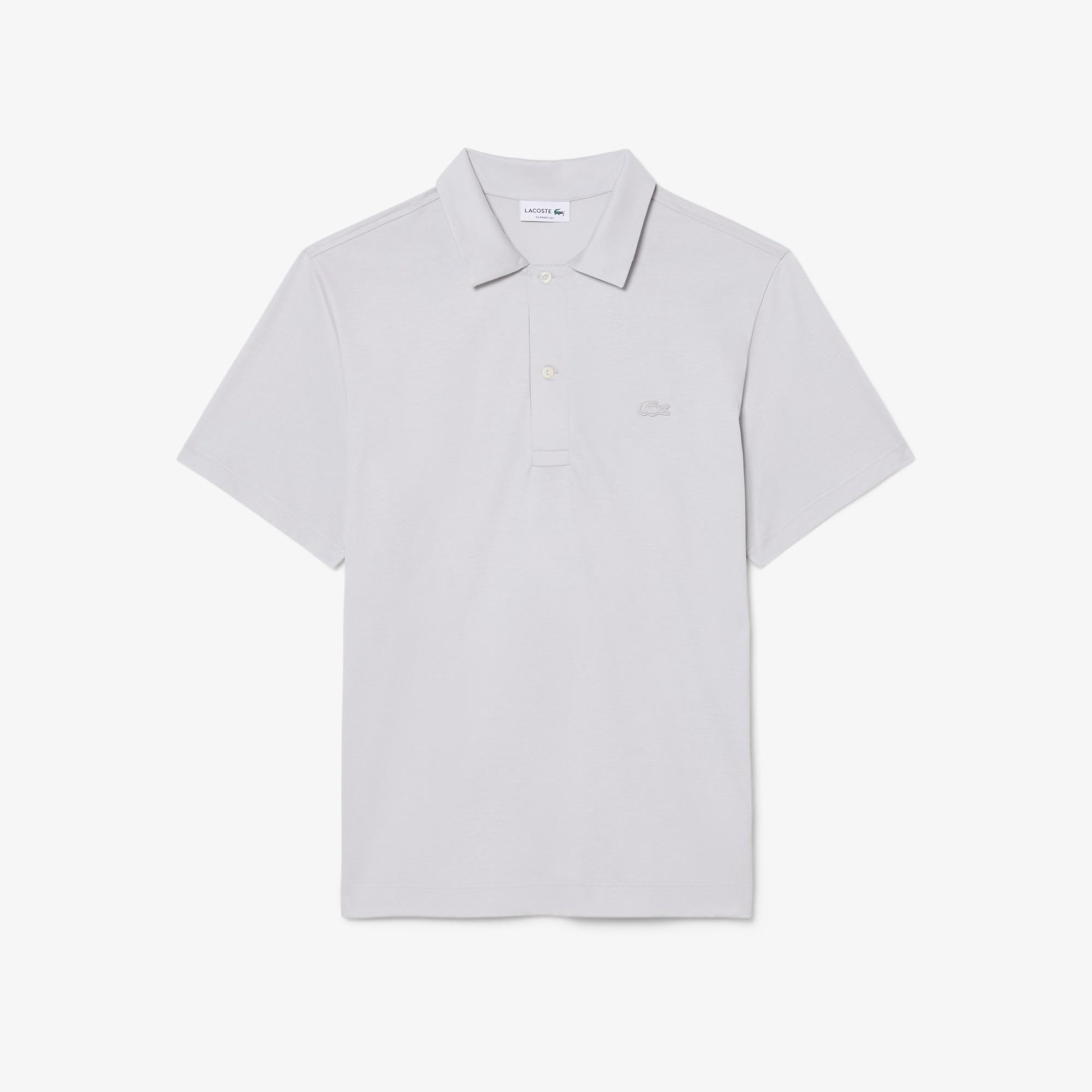 Erkek Classic Fit Gri Paris Polo