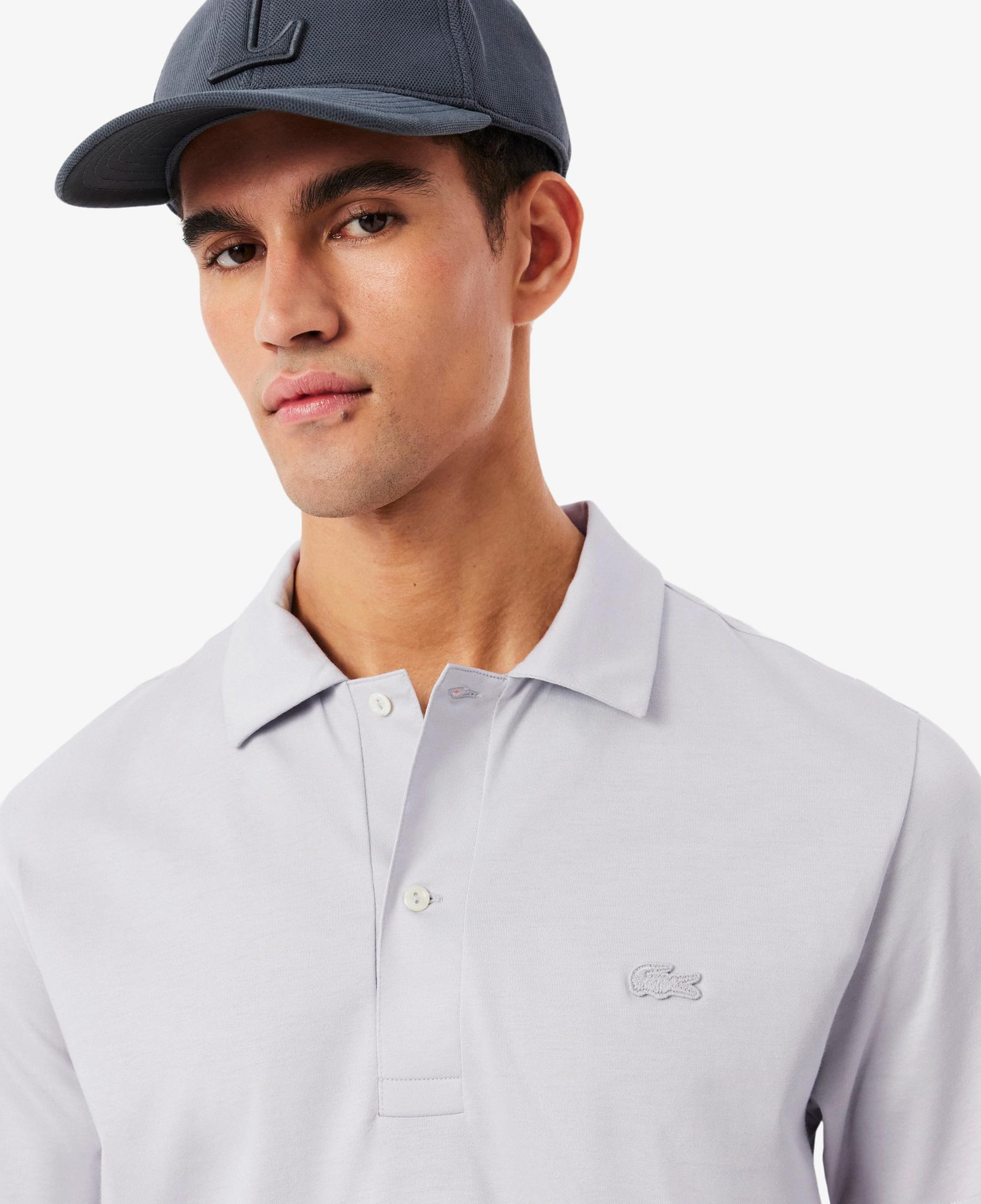 Erkek Classic Fit Gri Paris Polo