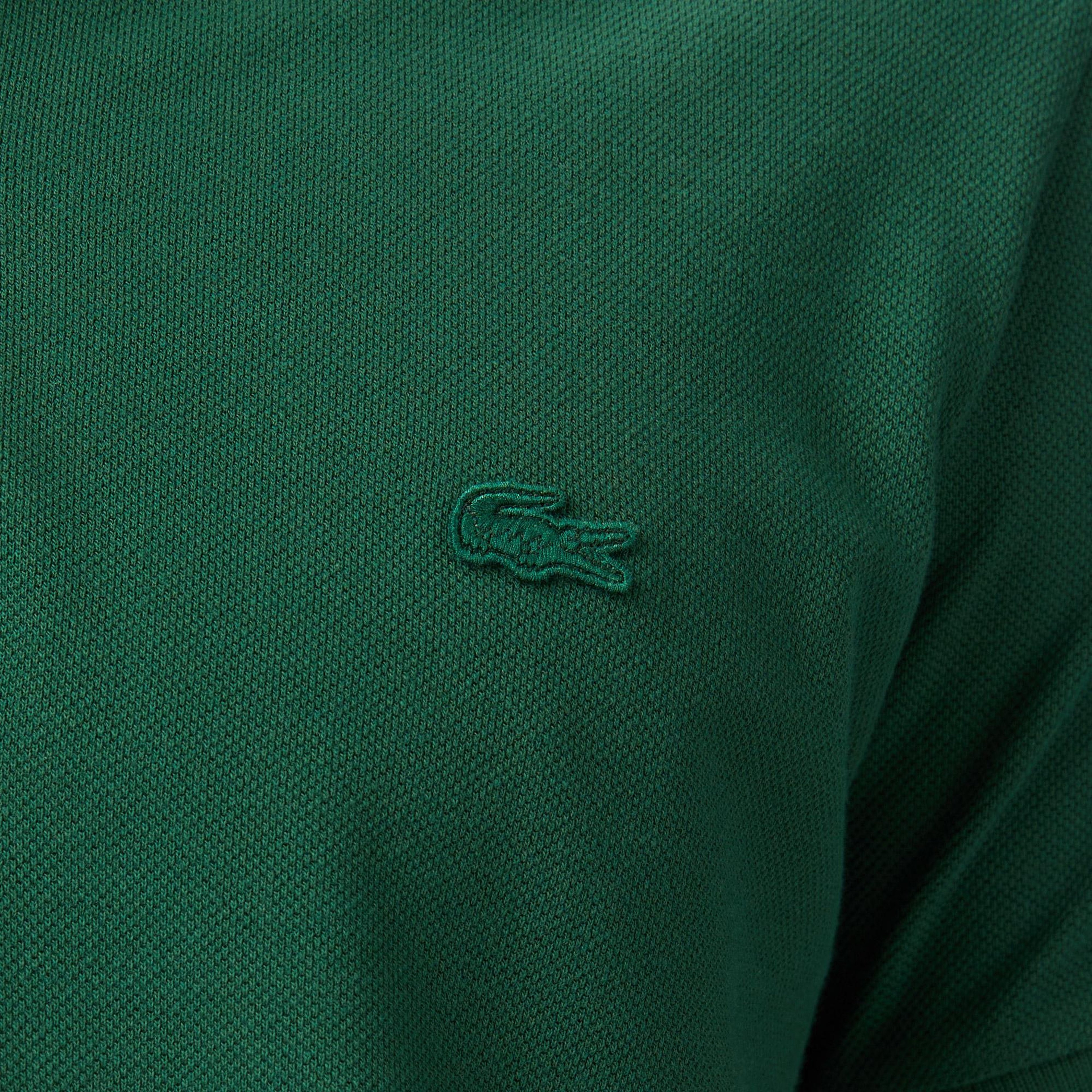 Erkek Regular Fit Koyu Yeşil Polo