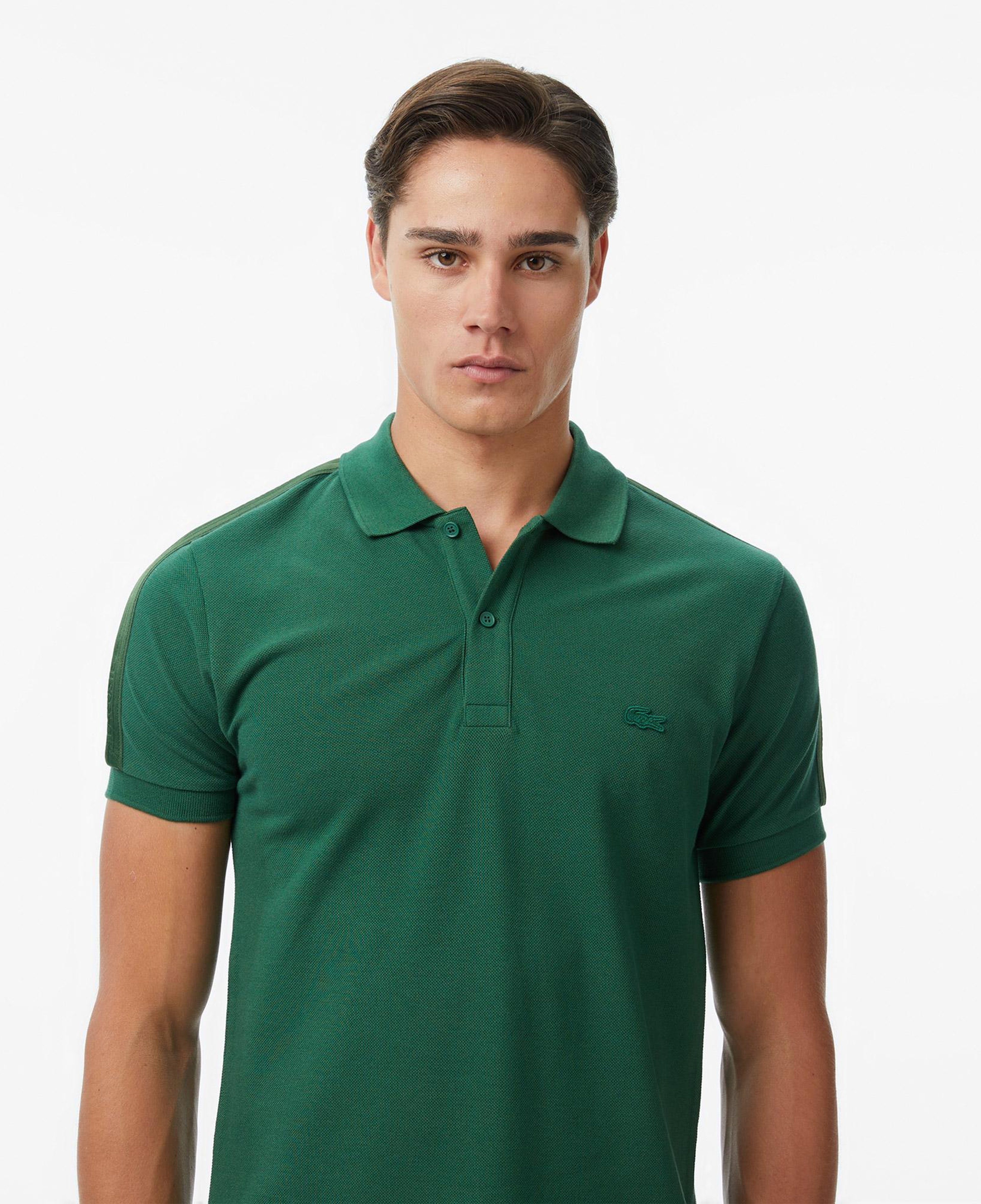 Erkek Regular Fit Koyu Yeşil Polo