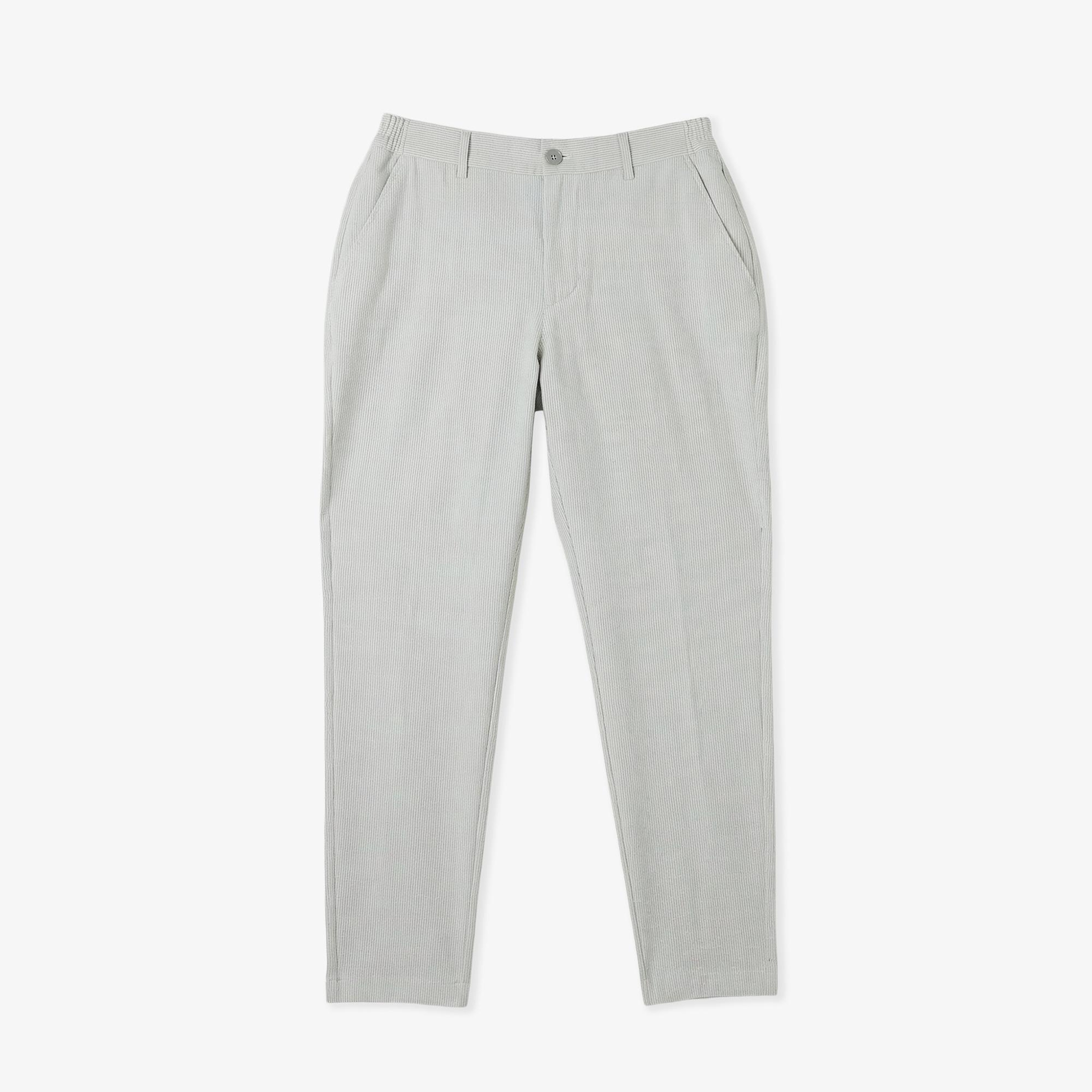 Erkek Tapered Fit Gri Pantolon