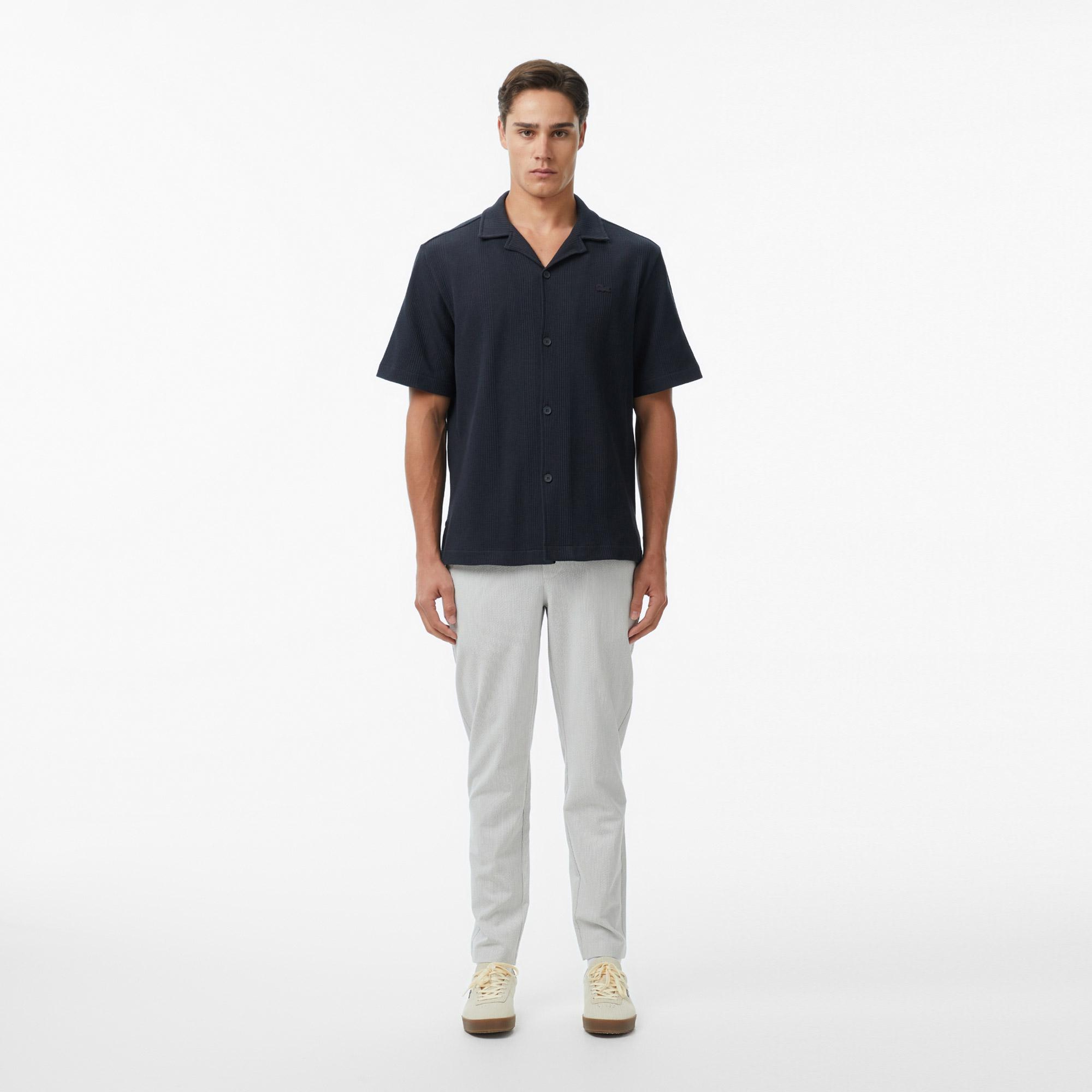 Erkek Tapered Fit Gri Pantolon