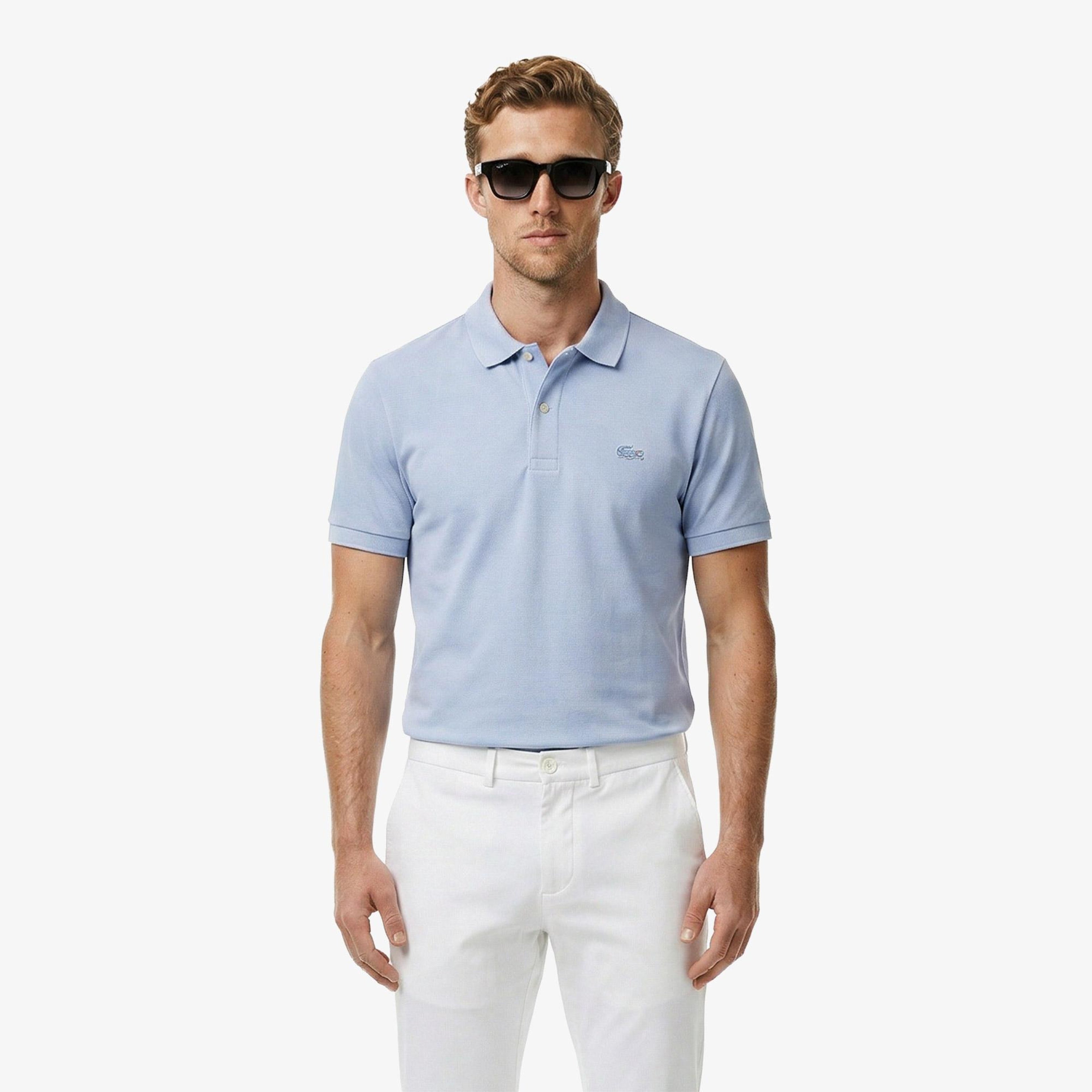 Erkek Regular Fit Mavi Paris Polo